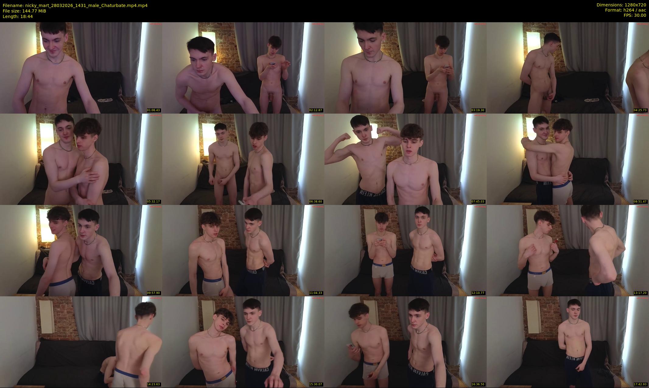 nicky_mart — 19 minute Chaturbate male cam show recording, 720p, Mar 28, 2026