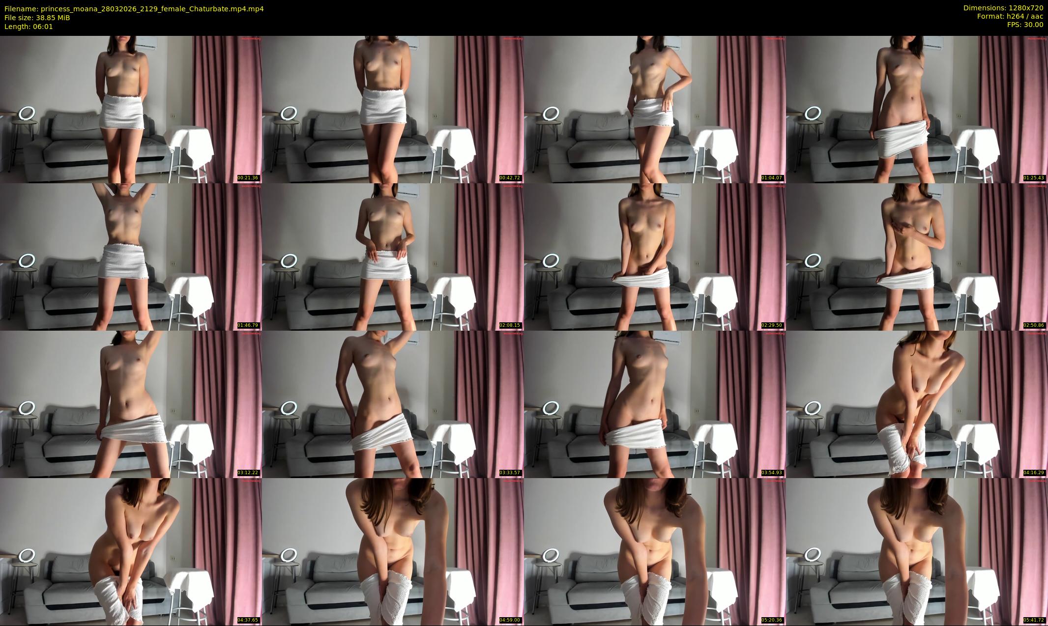 princess_moana — 7 minute Chaturbate female cam show recording, 720p, Mar 28, 2026