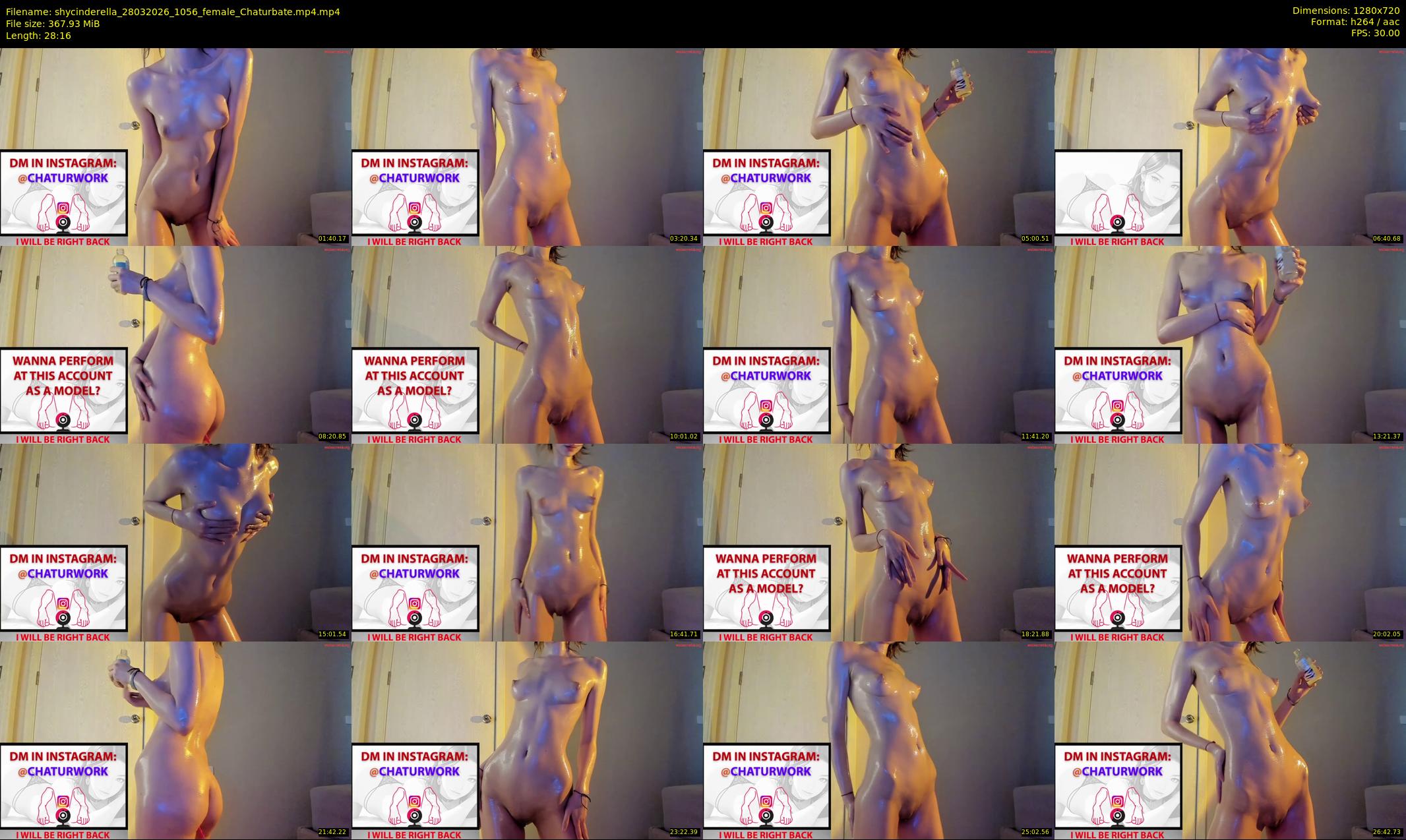 shycinderella — 29 minute Chaturbate female cam show recording, 720p, Mar 28, 2026