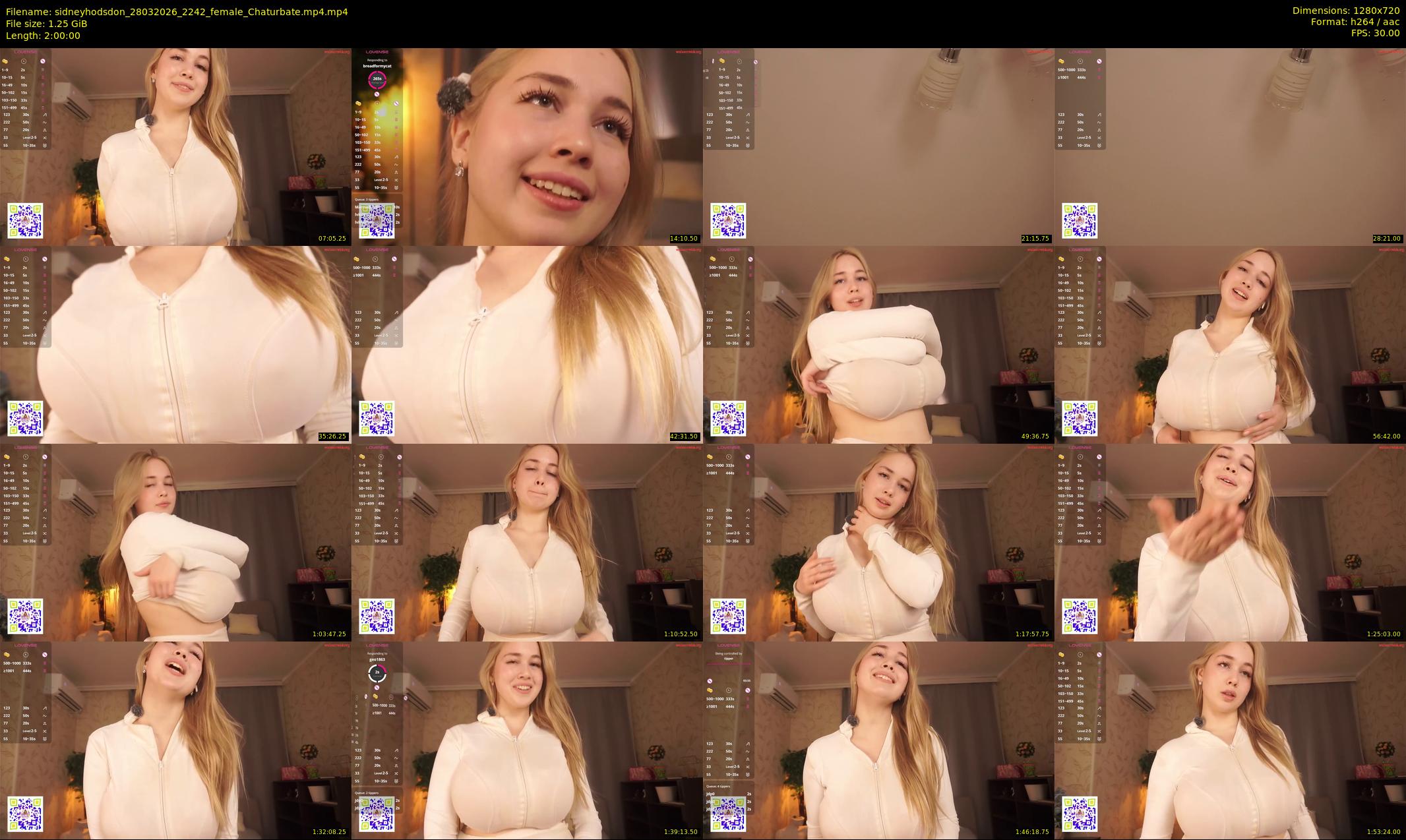 sidneyhodsdon — 120 minute Chaturbate female cam show recording, 720p, Mar 28, 2026