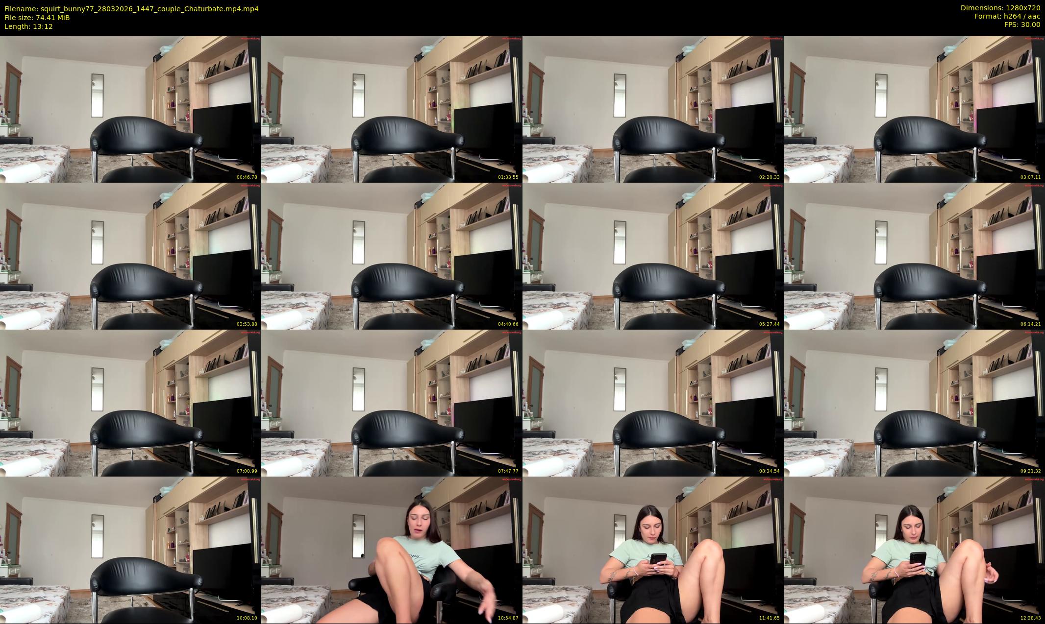 squirt_bunny77 — 14 minute Chaturbate couple cam show recording, 720p, Mar 28, 2026