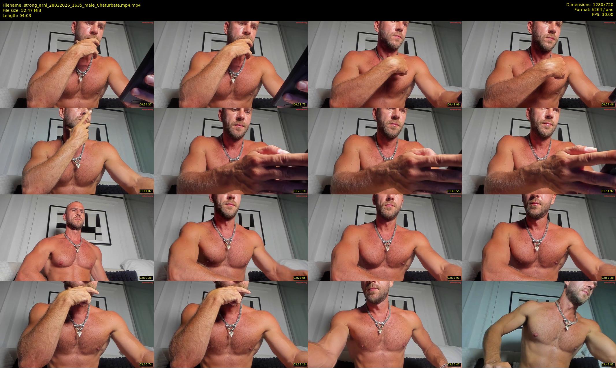 strong_arni — 5 minute Chaturbate male cam show recording, 720p, Mar 28, 2026