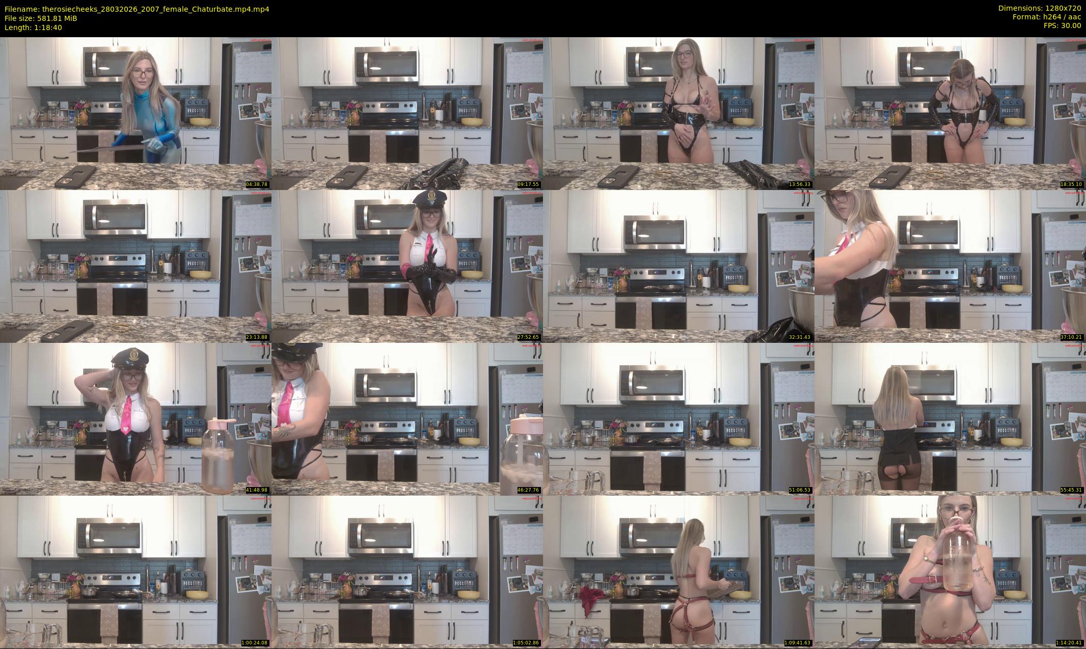 therosiecheeks — 79 minute Chaturbate female cam show recording, 720p, Mar 28, 2026