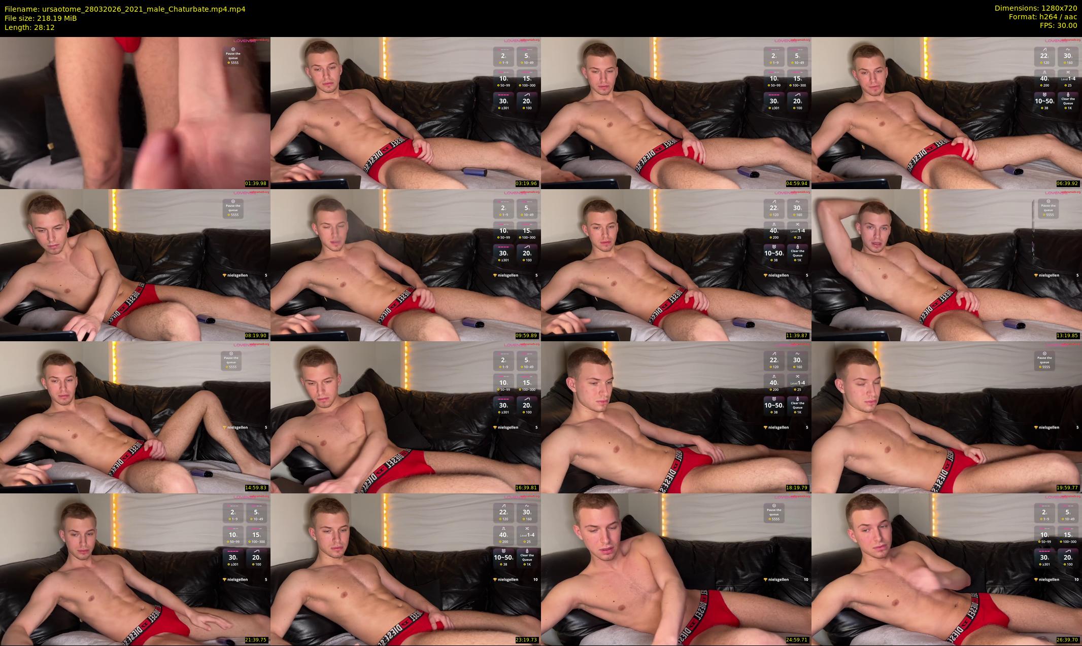ursaotome — 29 minute Chaturbate male cam show recording, 720p, Mar 28, 2026