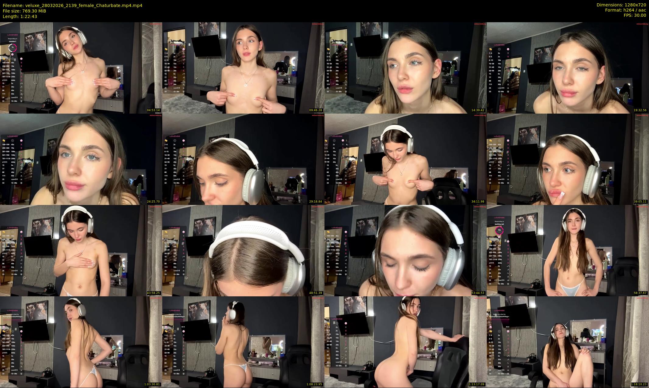 veluxe — 83 minute Chaturbate female cam show recording, 720p, Mar 28, 2026