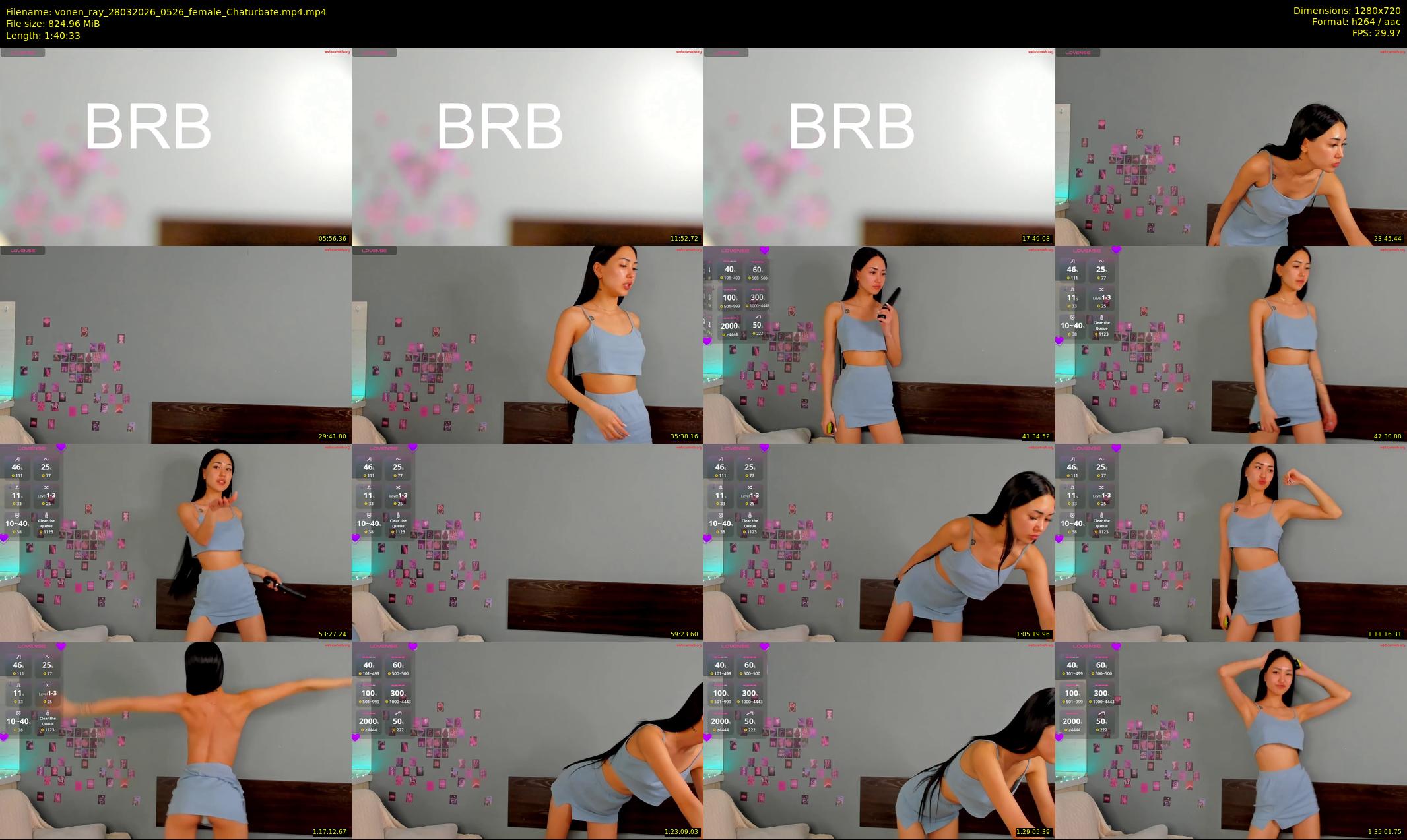 vonen_ray — 101 minute Chaturbate female cam show recording, 720p, Mar 28, 2026