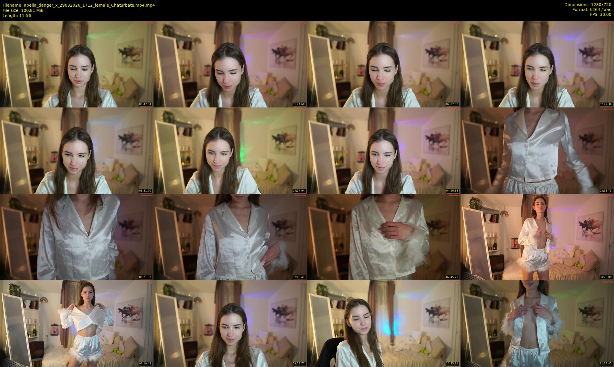 abella_danger_x — 12 minute Chaturbate female cam show recording, 720p, Mar 29, 2026