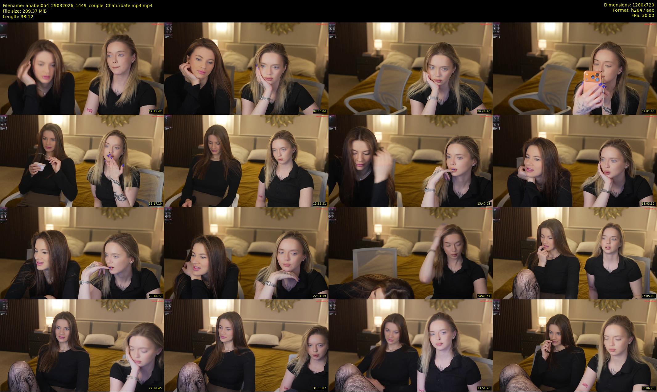 anabel054 — 39 minute Chaturbate female cam show recording, 720p, Mar 29, 2026