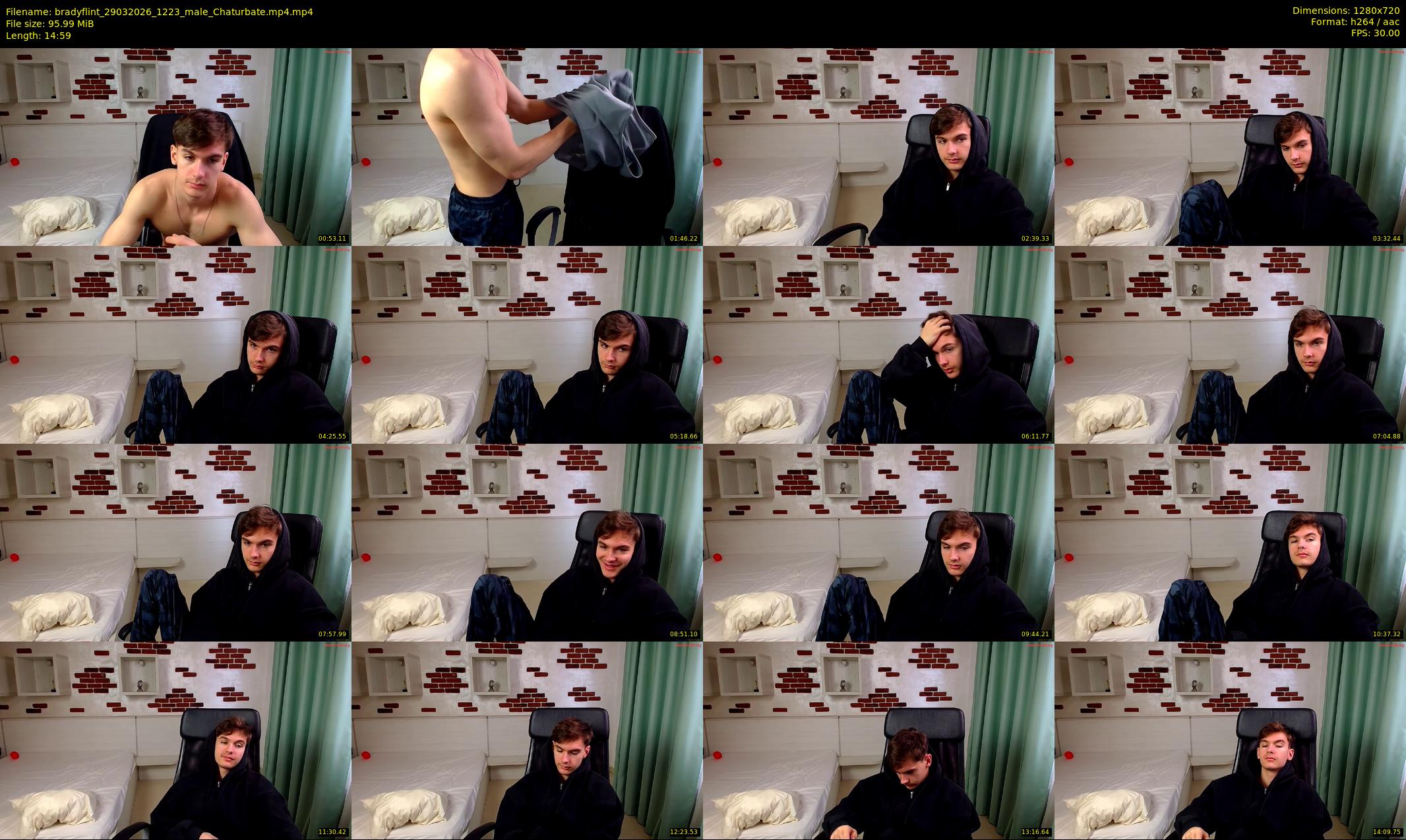 bradyflint — 15 minute Chaturbate male cam show recording, 720p, Mar 29, 2026