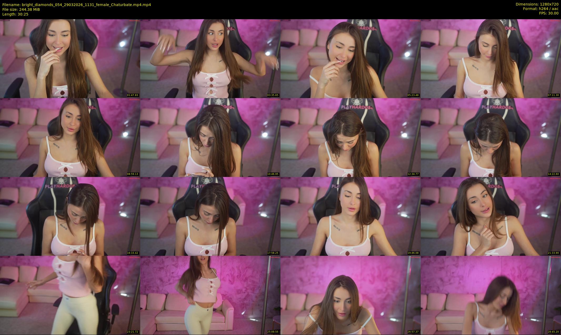 bright_diamonds_054 — 31 minute Chaturbate couple cam show recording, 720p, Mar 29, 2026