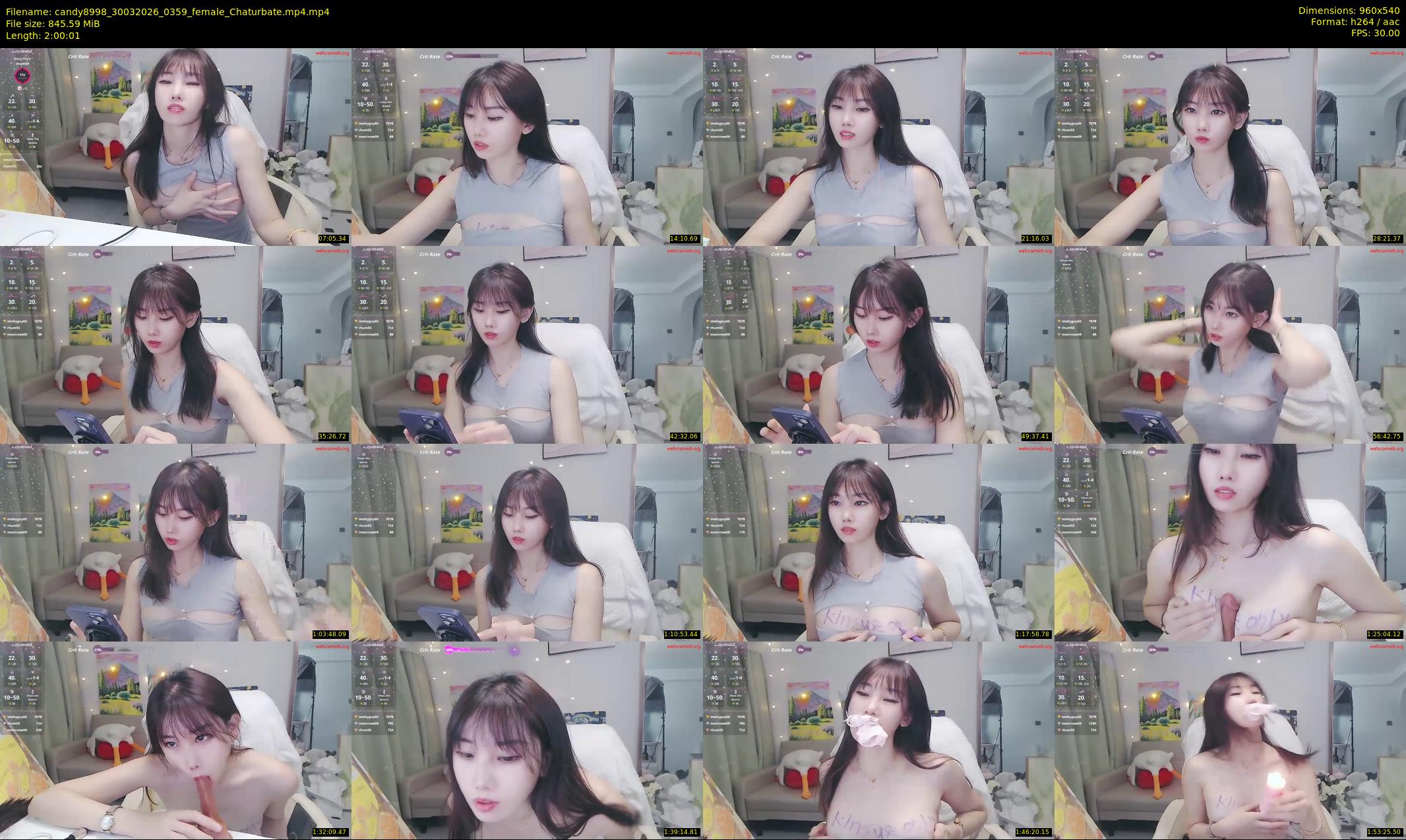 candy8998 — 121 minute Chaturbate female cam show recording, 480p, Mar 30, 2026