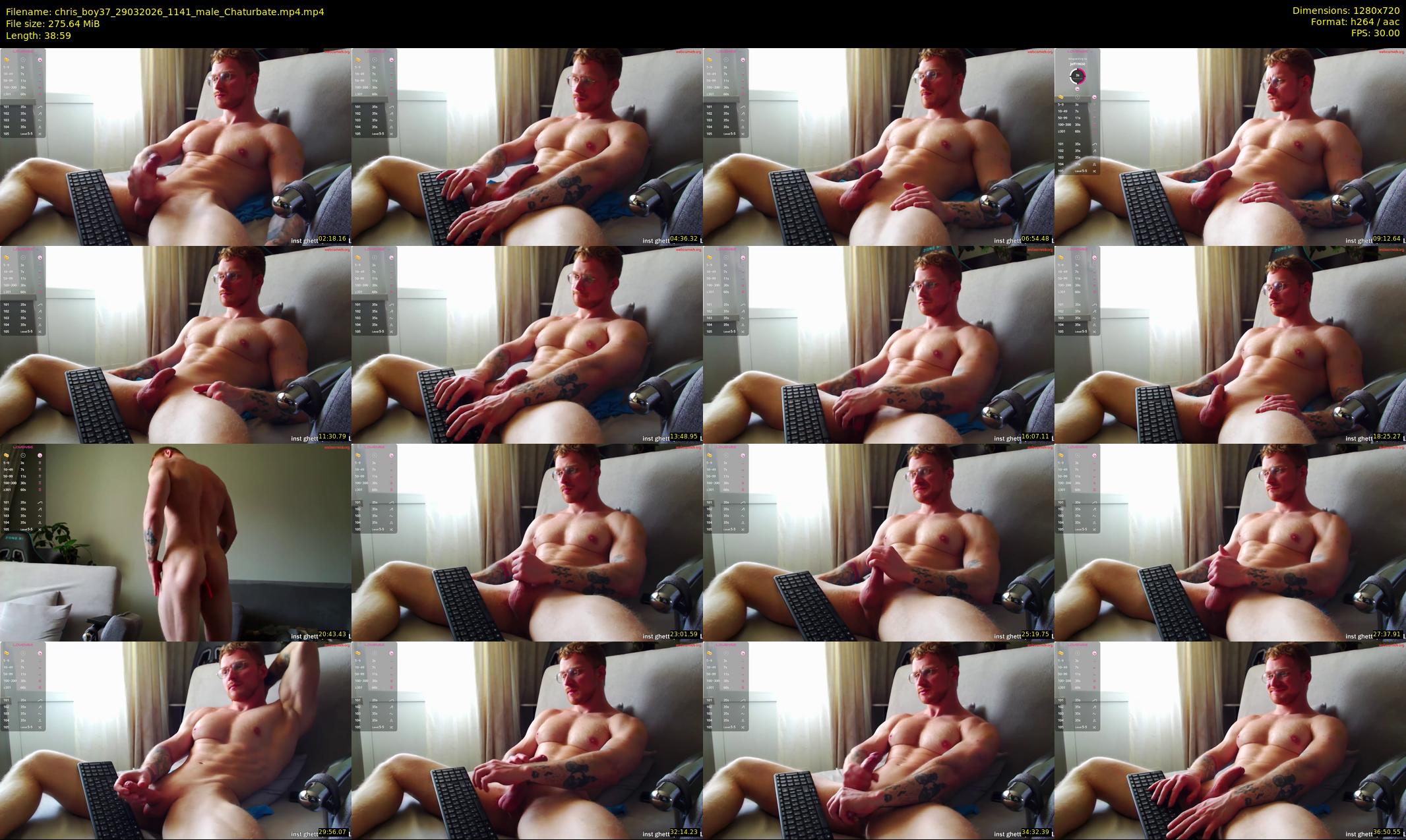 chris_boy37 — 39 minute Chaturbate male cam show recording, 720p, Mar 29, 2026