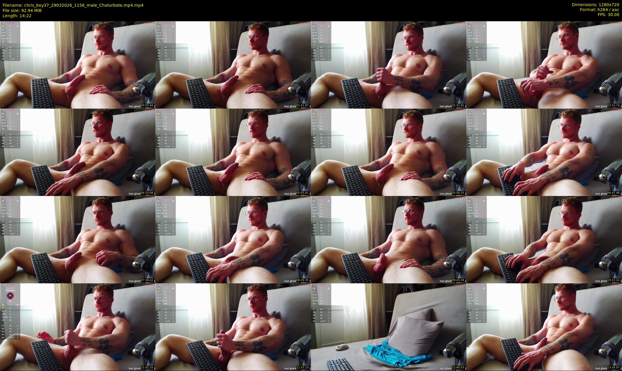 chris_boy37 — 15 minute Chaturbate male cam show recording, 720p, Mar 29, 2026