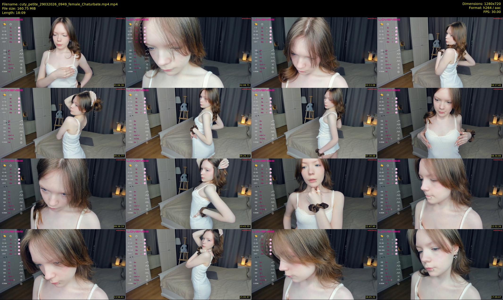 cuty_petite — 19 minute Chaturbate female cam show recording, 720p, Mar 29, 2026