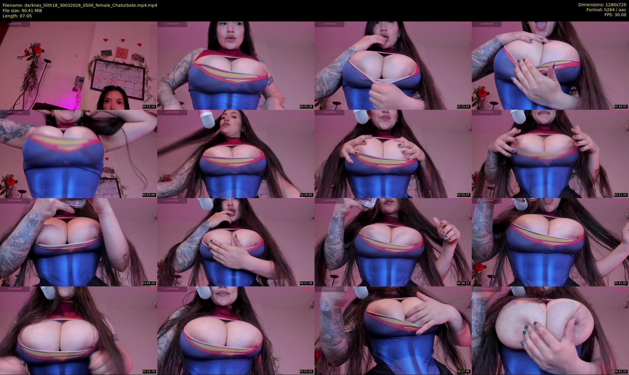 darknes_lilith18 — 8 minute Chaturbate female cam show recording, 720p, Mar 30, 2026