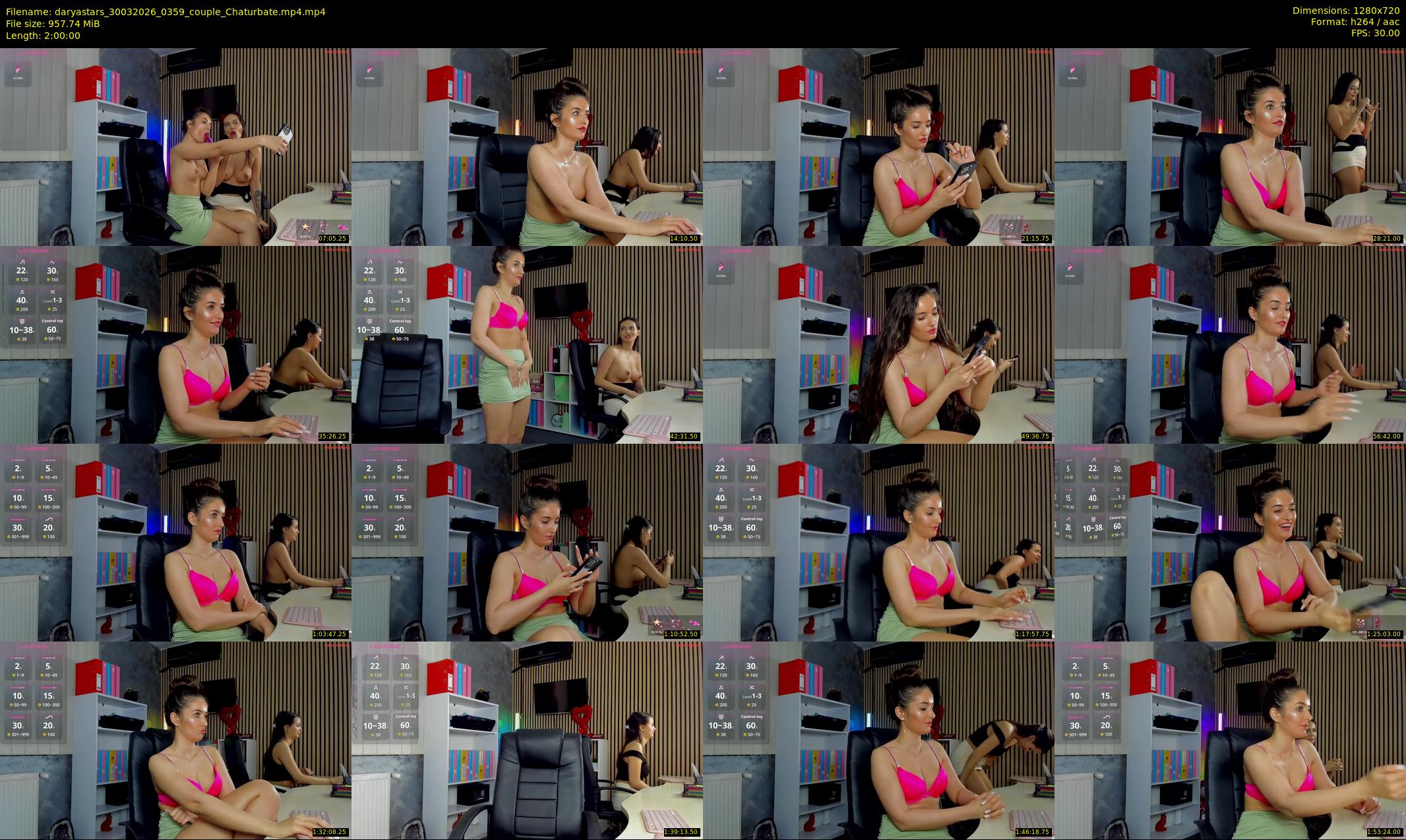 daryastars — 120 minute Chaturbate couple cam show recording, 720p, Mar 30, 2026