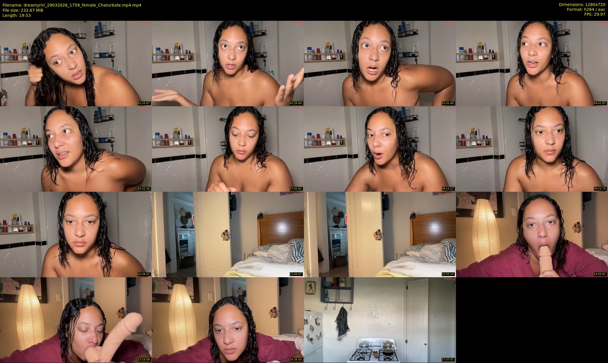 dreamyriri — 20 minute Chaturbate female cam show recording, 720p, Mar 29, 2026