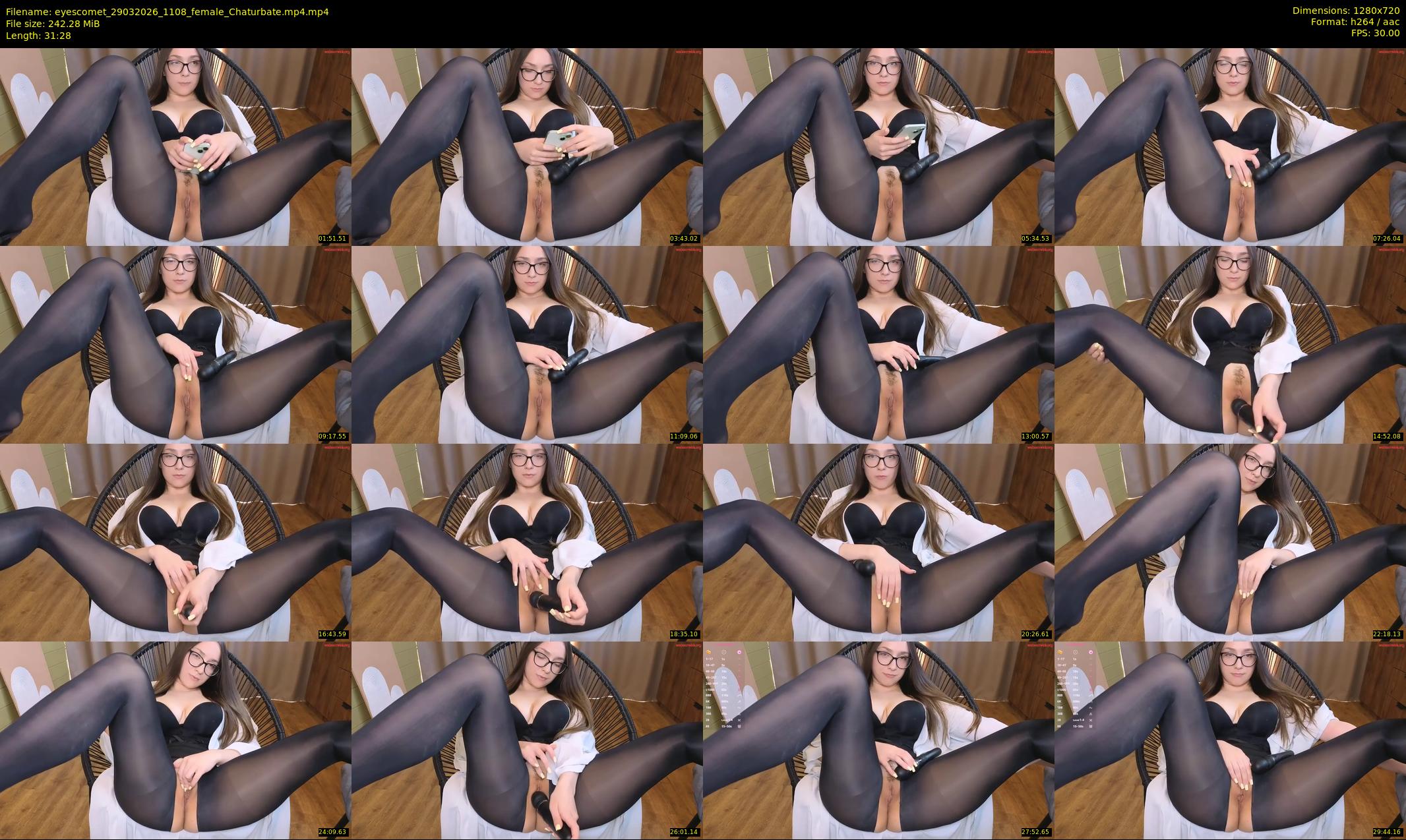 eyescomet — 32 minute Chaturbate female cam show recording, 720p, Mar 29, 2026