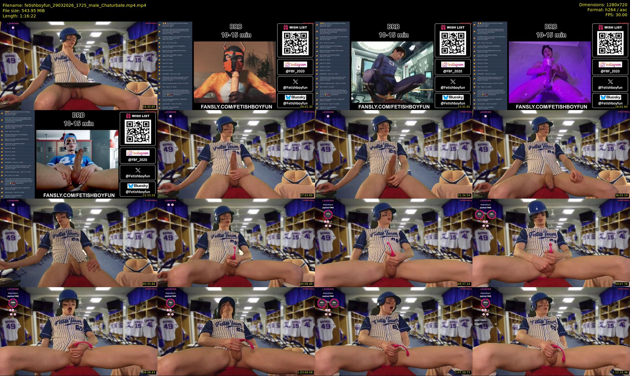 fetishboyfun — 77 minute Chaturbate male cam show recording, 720p, Mar 29, 2026