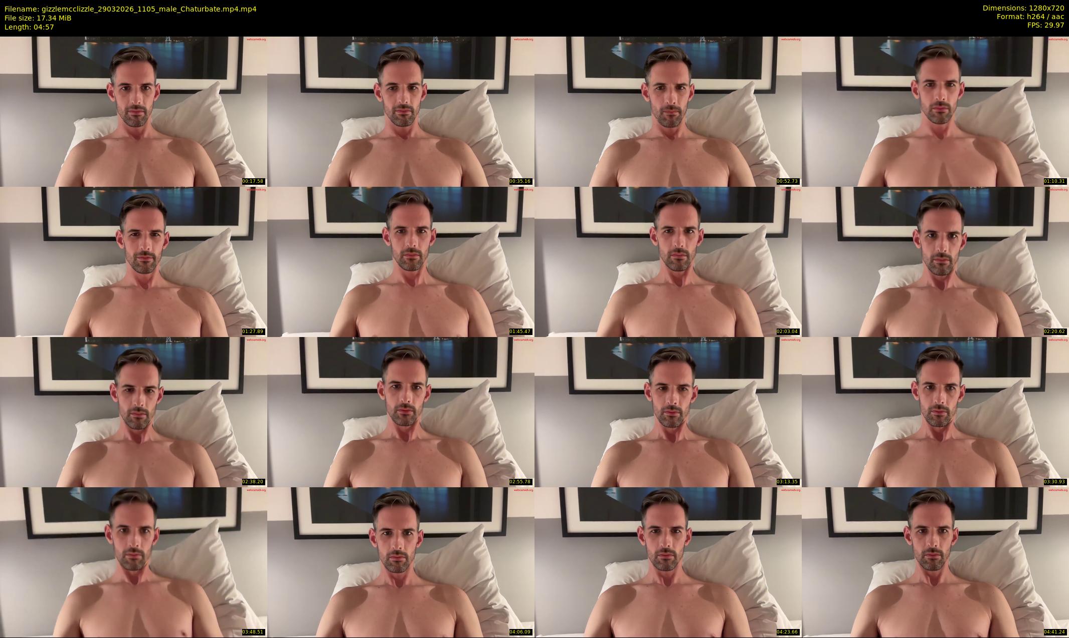gizzlemcclizzle — 5 minute Chaturbate male cam show recording, 720p, Mar 29, 2026