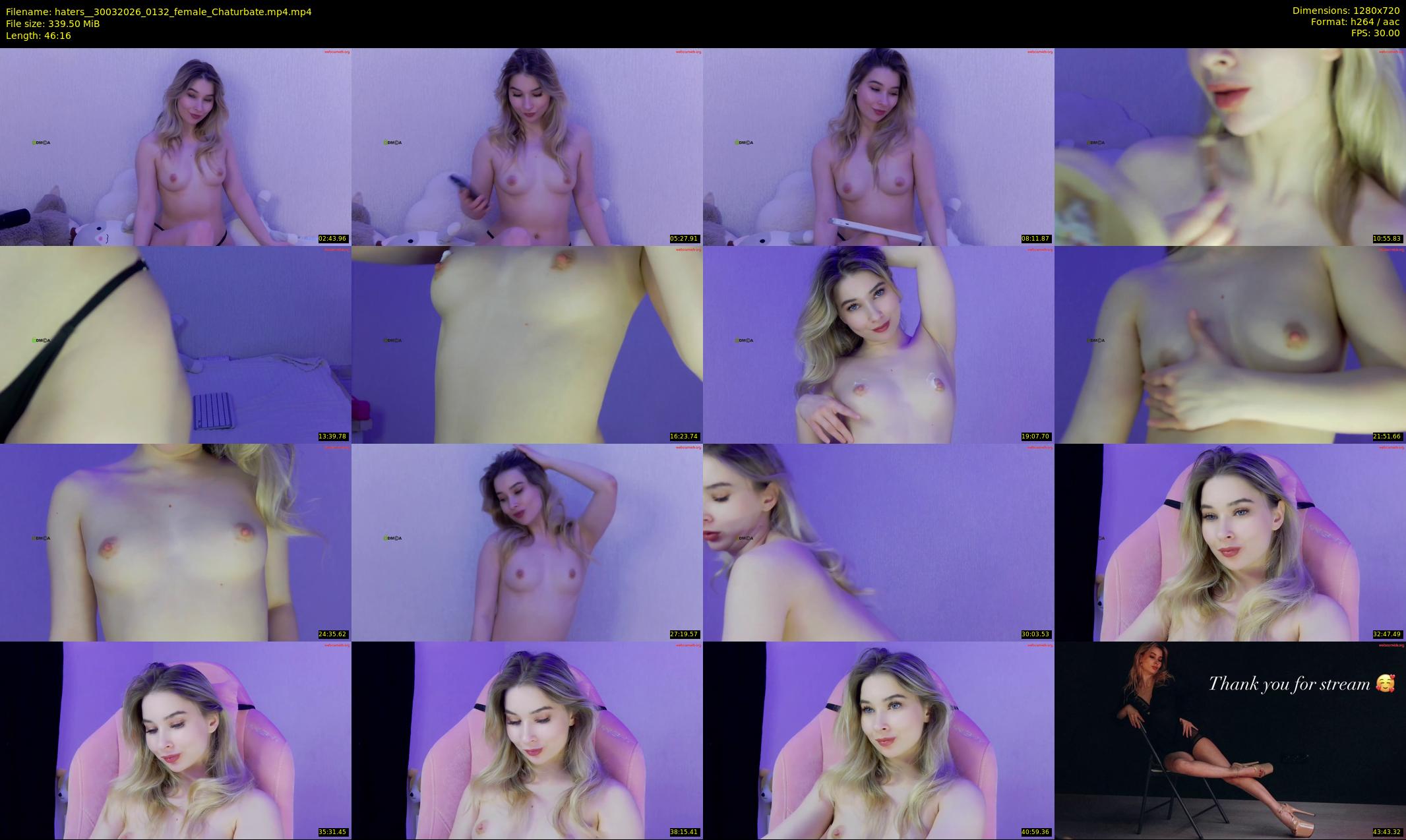 haters_ — 47 minute Chaturbate female cam show recording, 720p, Mar 30, 2026