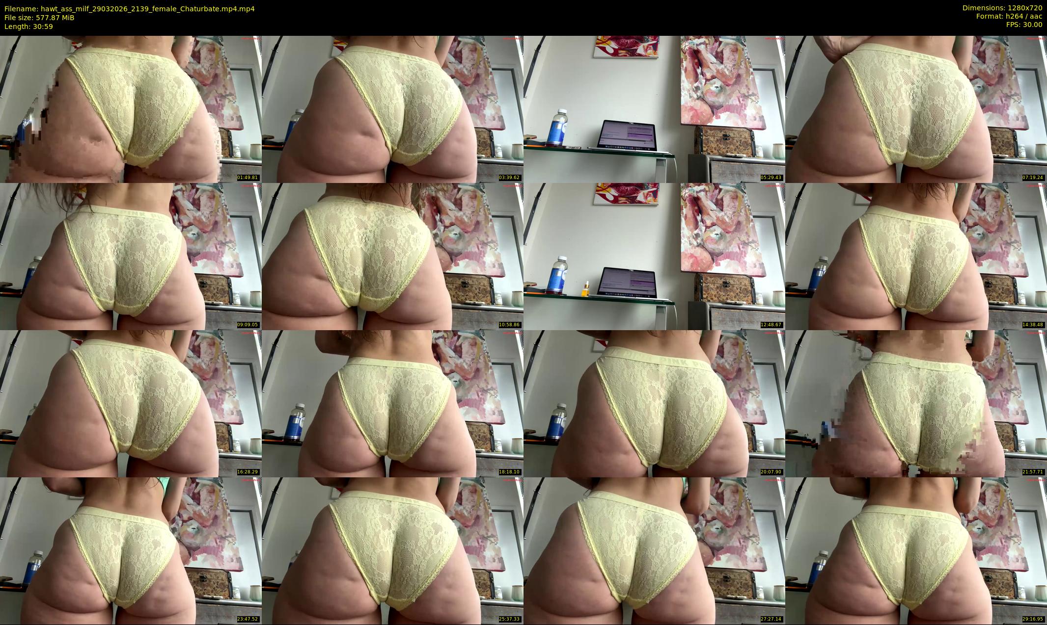 hawt_ass_milf — 31 minute Chaturbate female cam show recording, 720p, Mar 29, 2026