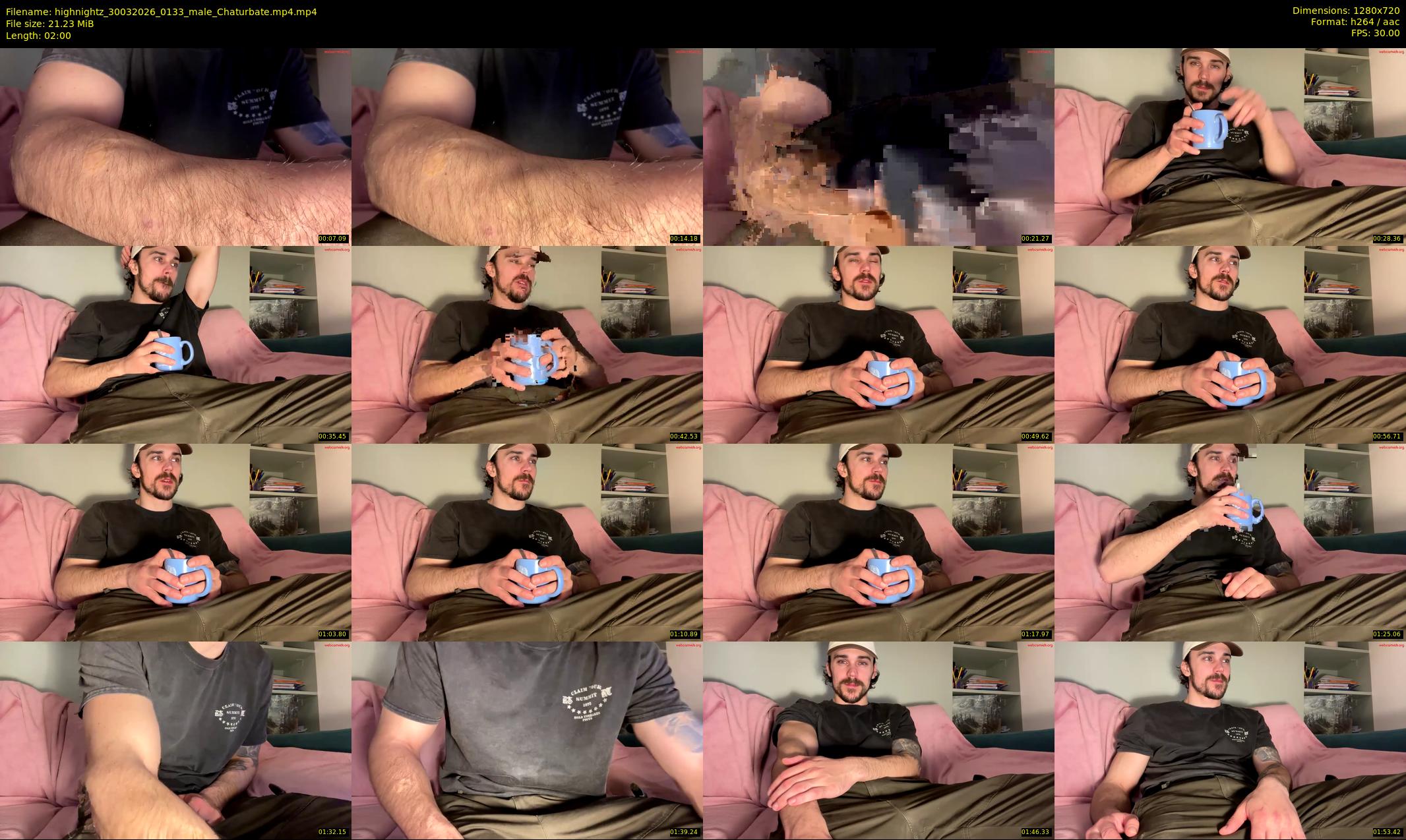 highnightz — 2 minute Chaturbate male cam show recording, 720p, Mar 30, 2026