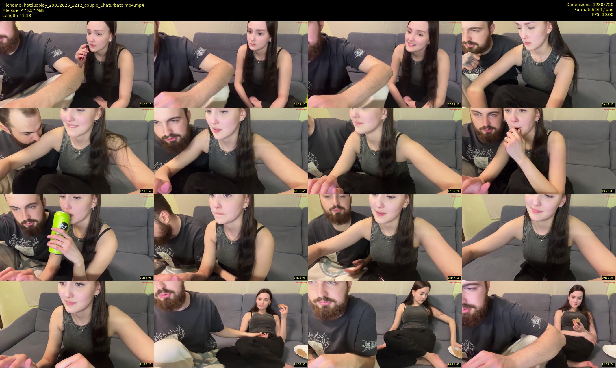 hotduoplay — 42 minute Chaturbate couple cam show recording, 720p, Mar 29, 2026