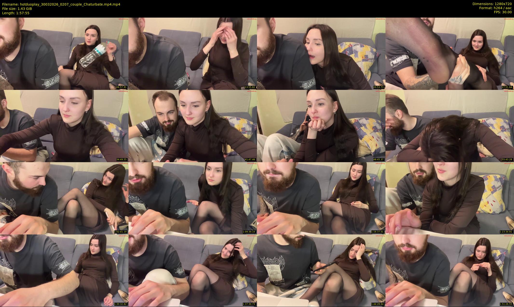 hotduoplay — 118 minute Chaturbate couple cam show recording, 720p, Mar 30, 2026