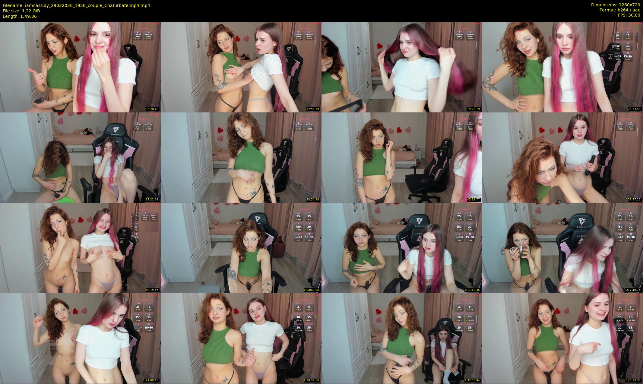 iamcassidy — 110 minute Chaturbate female cam show recording, 720p, Mar 29, 2026
