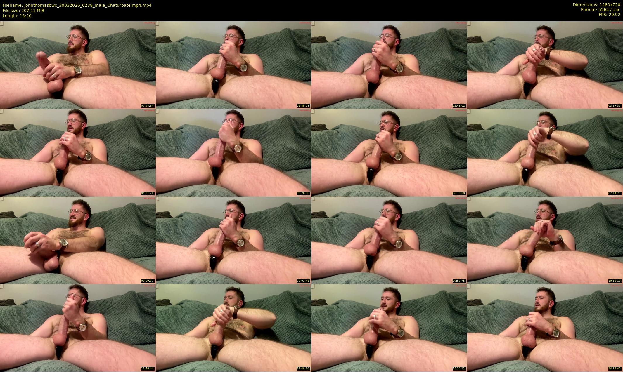 johnthomasbwc — 16 minute Chaturbate male cam show recording, 720p, Mar 30, 2026