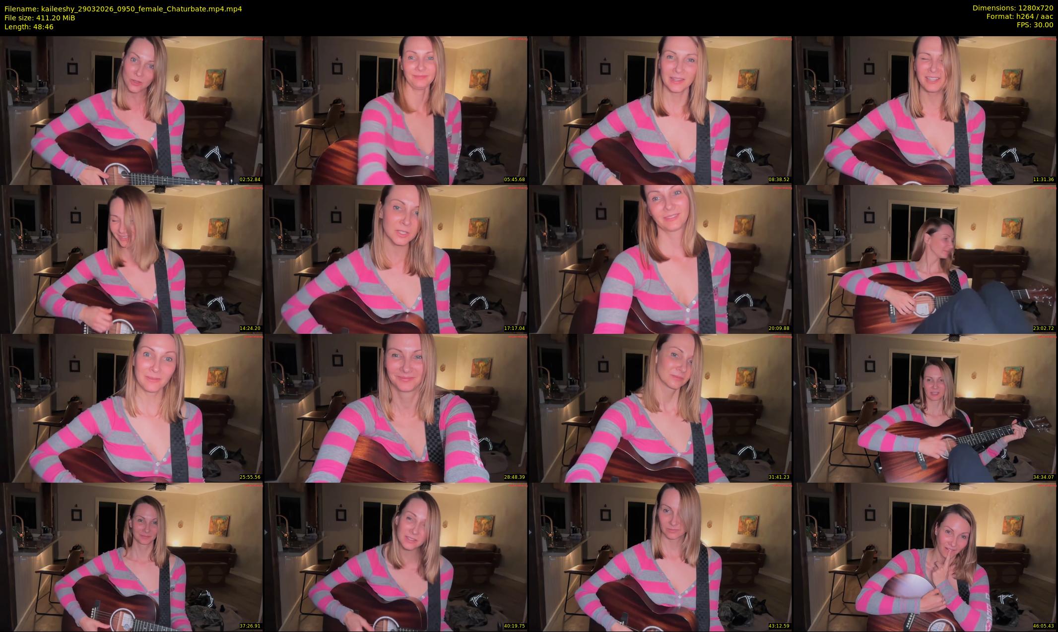 kaileeshy — 49 minute Chaturbate female cam show recording, 720p, Mar 29, 2026