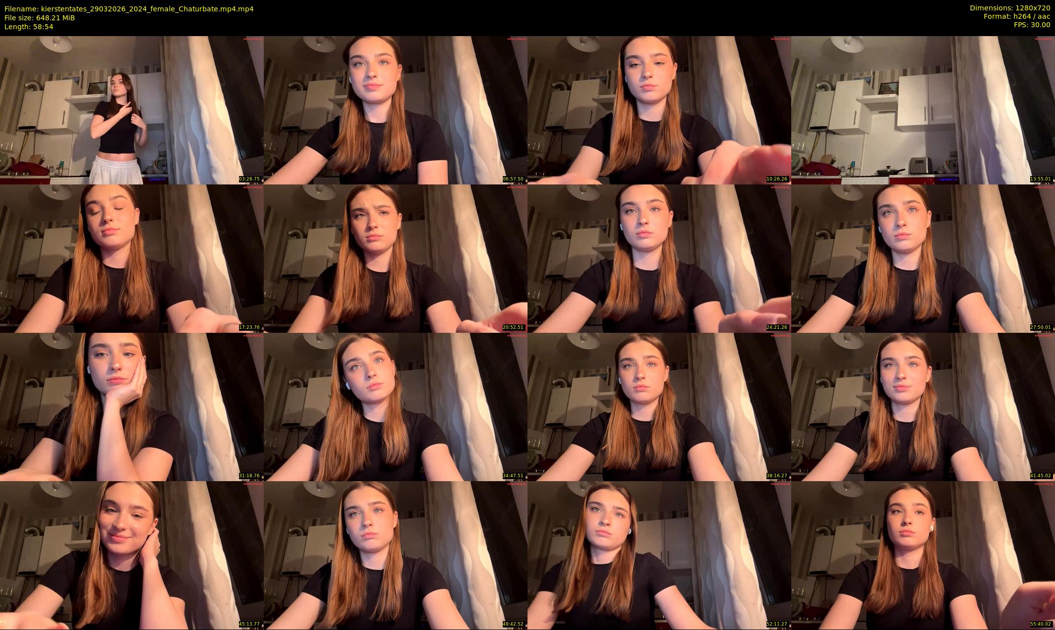 kierstentates — 59 minute Chaturbate female cam show recording, 720p, Mar 29, 2026