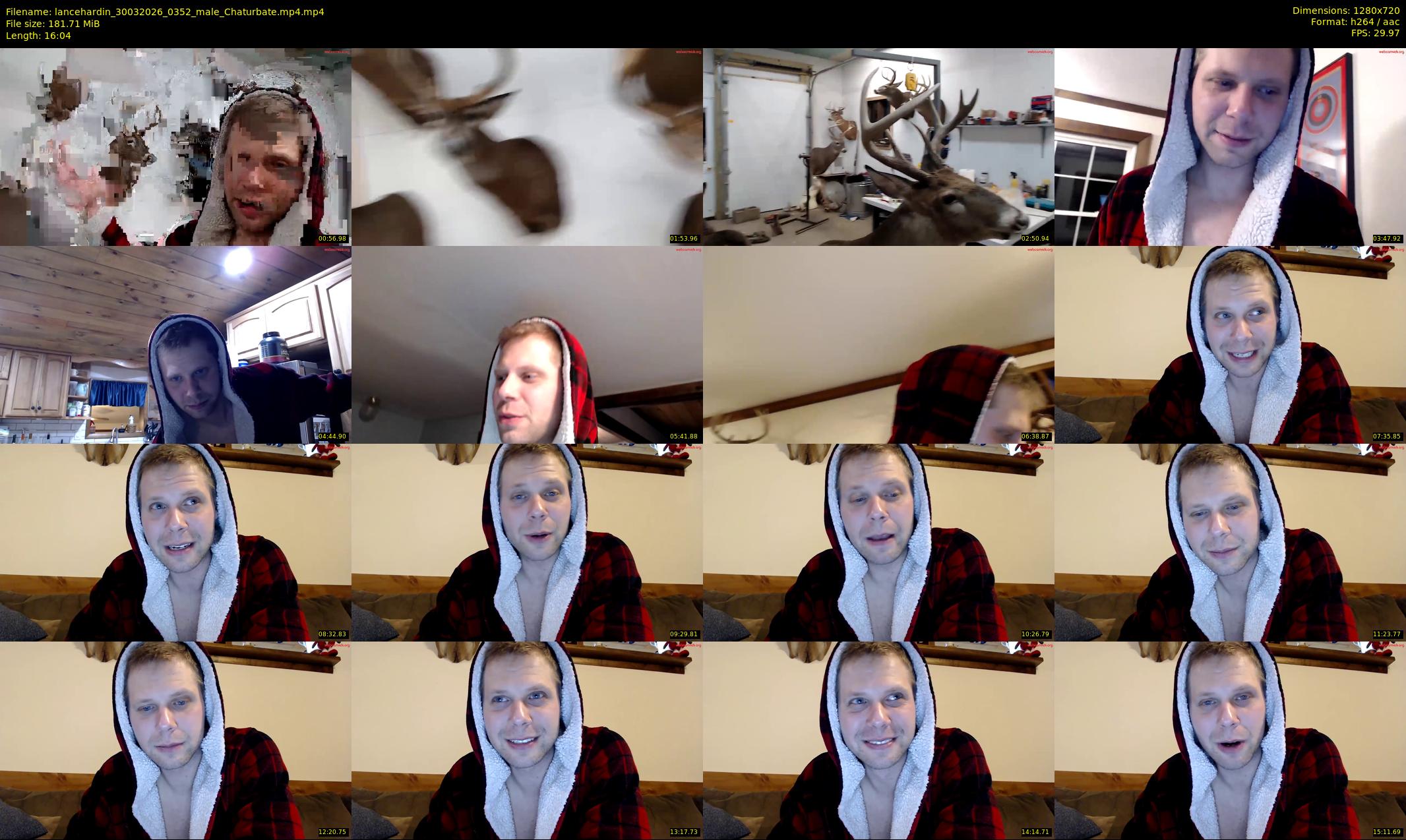lancehardin — 17 minute Chaturbate male cam show recording, 720p, Mar 30, 2026