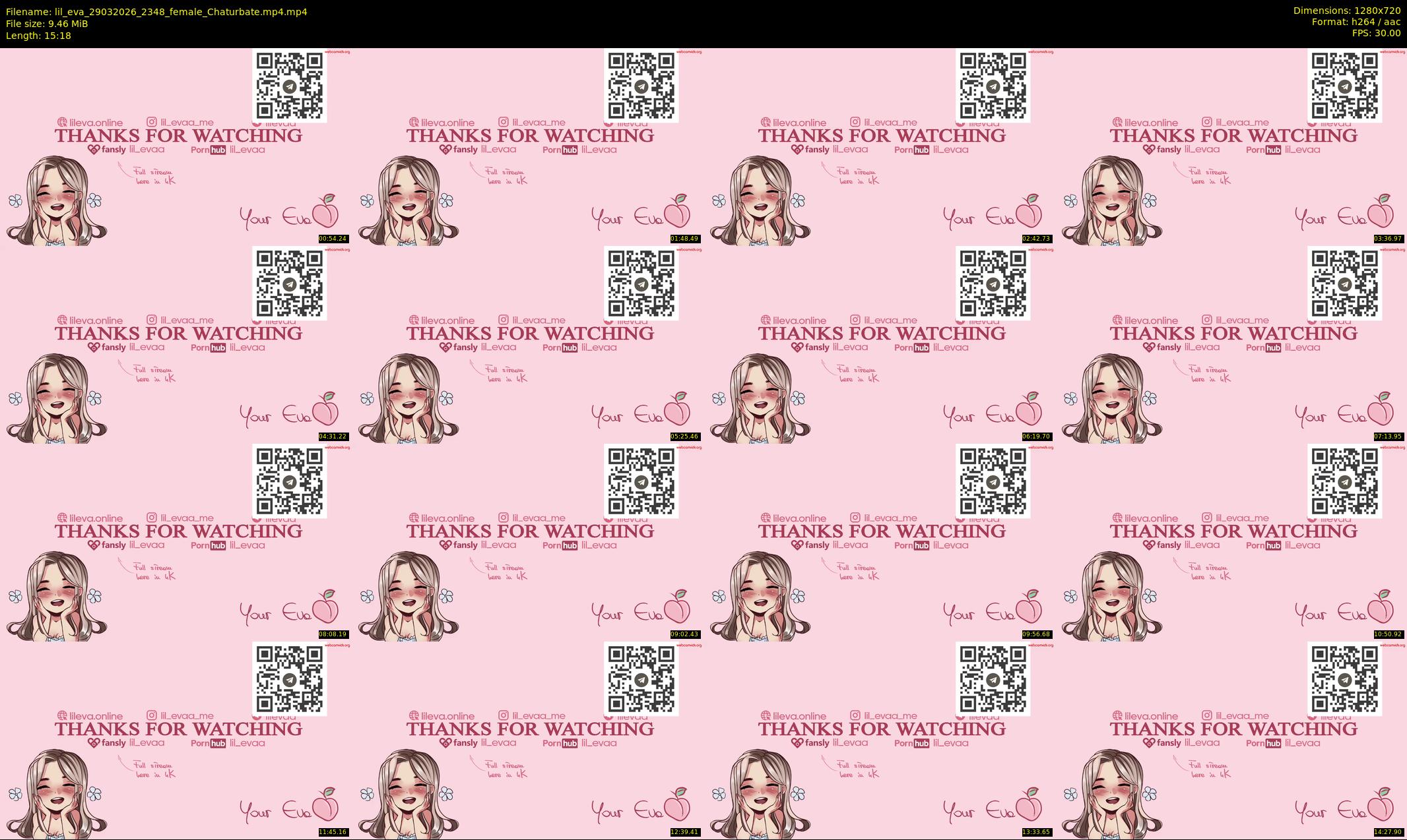 lil_eva — 16 minute Chaturbate female cam show recording, 720p, Mar 29, 2026