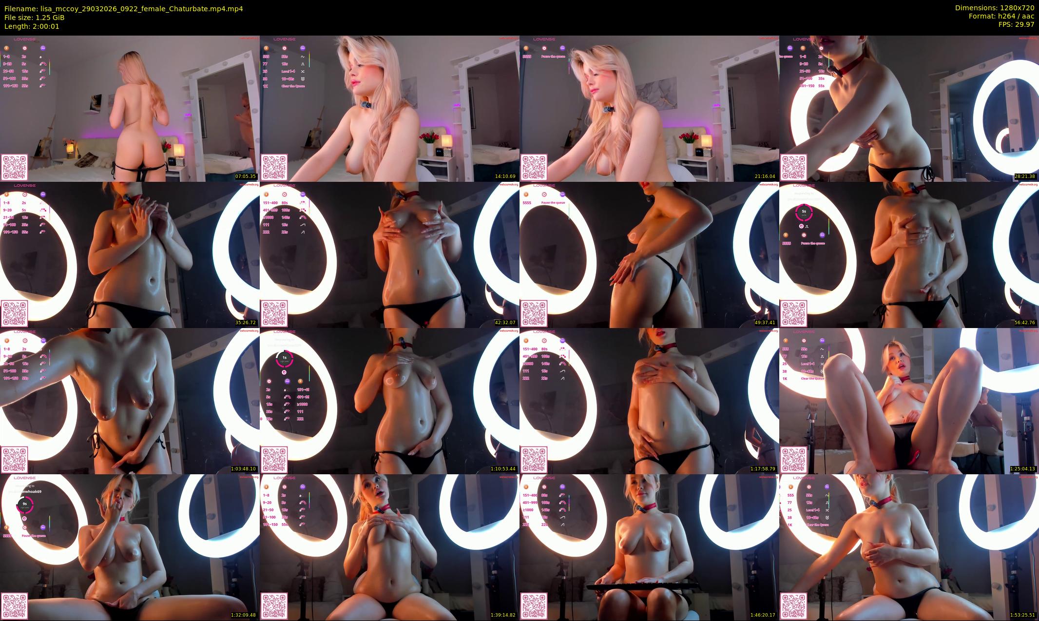lisa_mccoy — 121 minute Chaturbate female cam show recording, 720p, Mar 29, 2026