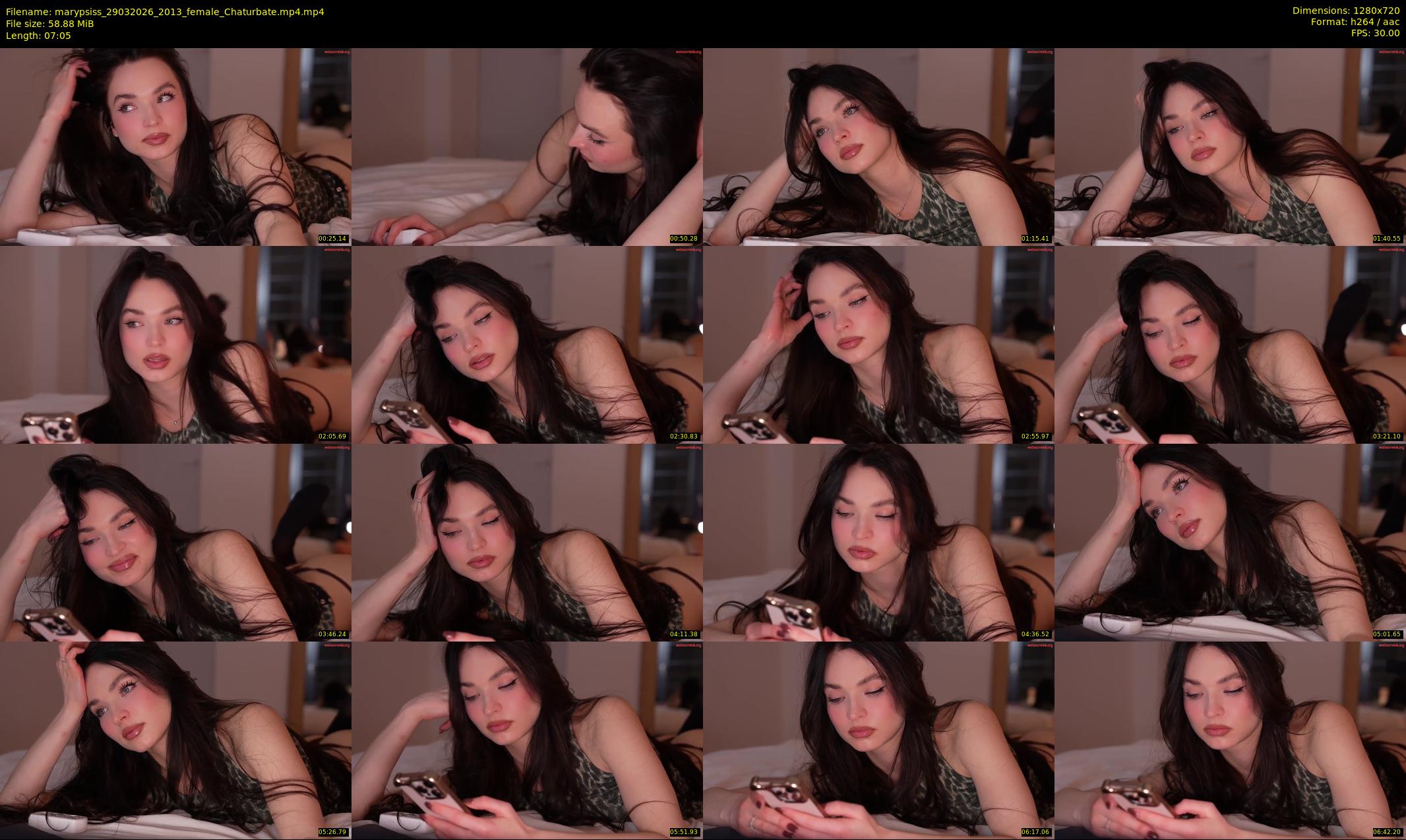 marypsiss — 8 minute Chaturbate female cam show recording, 720p, Mar 29, 2026