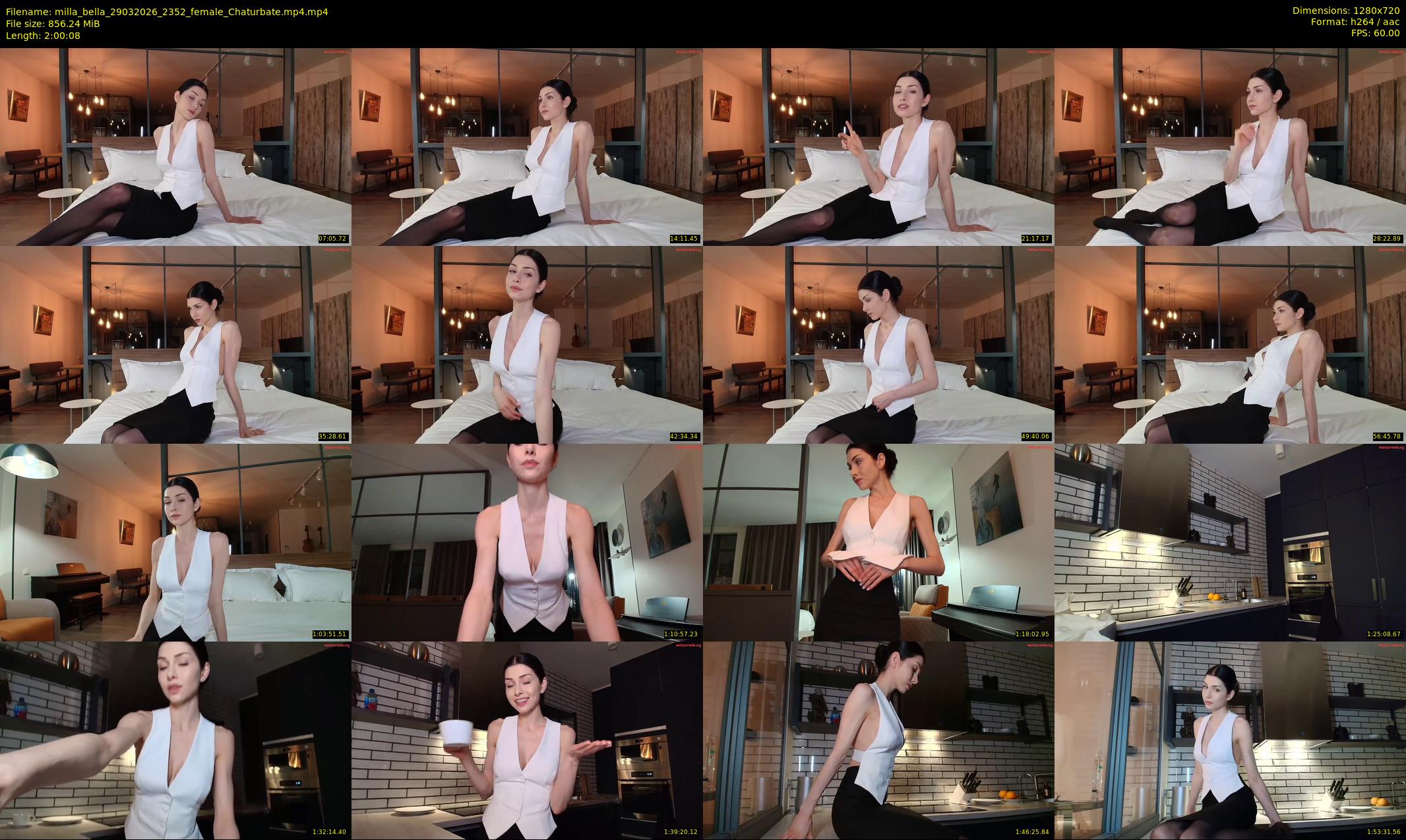 milla_bella — 121 minute Chaturbate female cam show recording, 720p, Mar 29, 2026