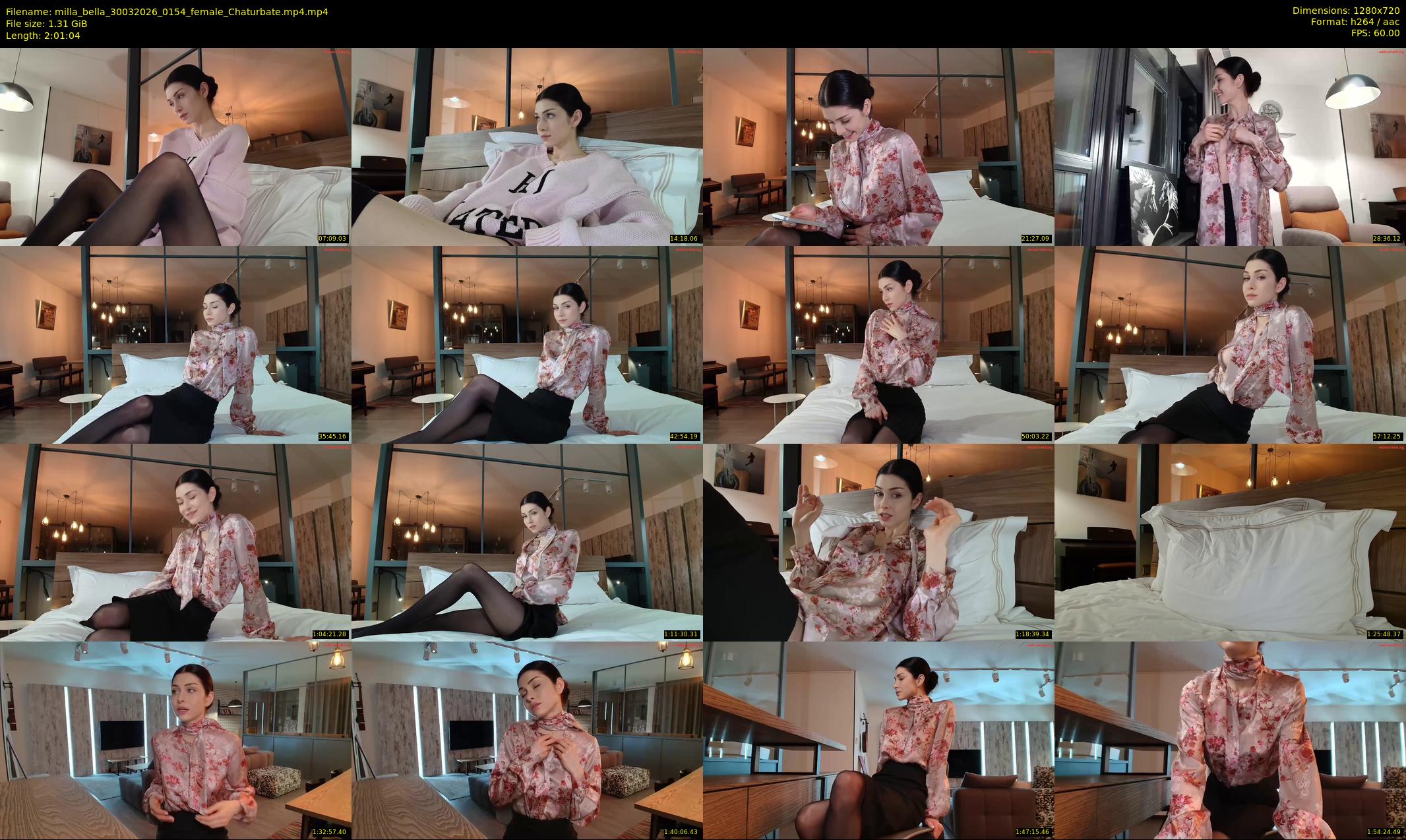 milla_bella — 122 minute Chaturbate female cam show recording, 720p, Mar 30, 2026