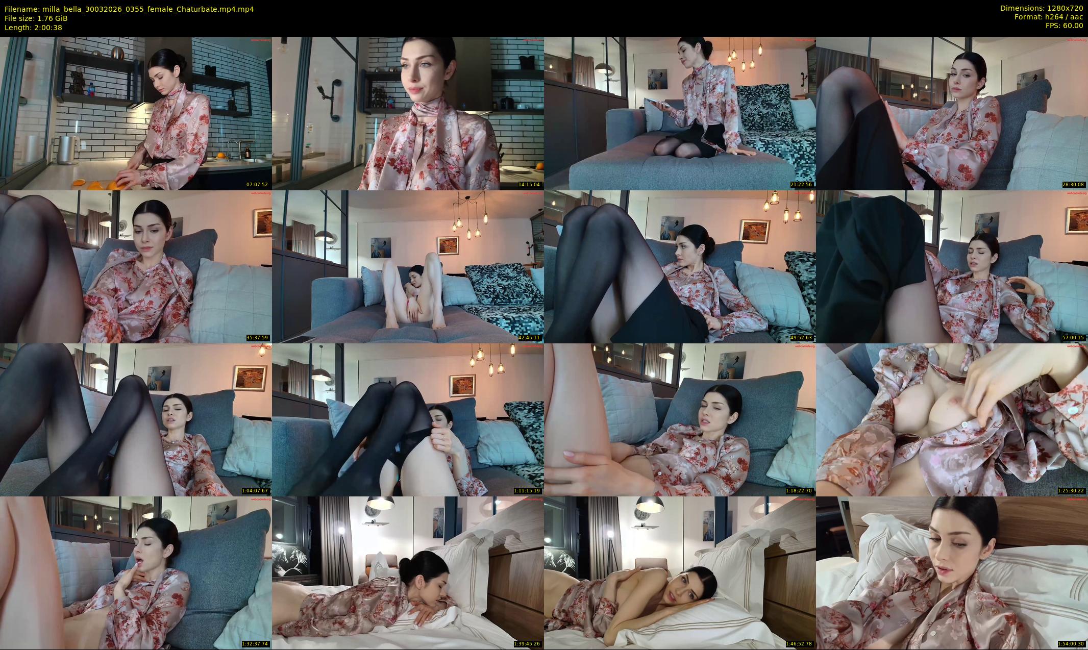 milla_bella — 121 minute Chaturbate female cam show recording, 720p, Mar 30, 2026