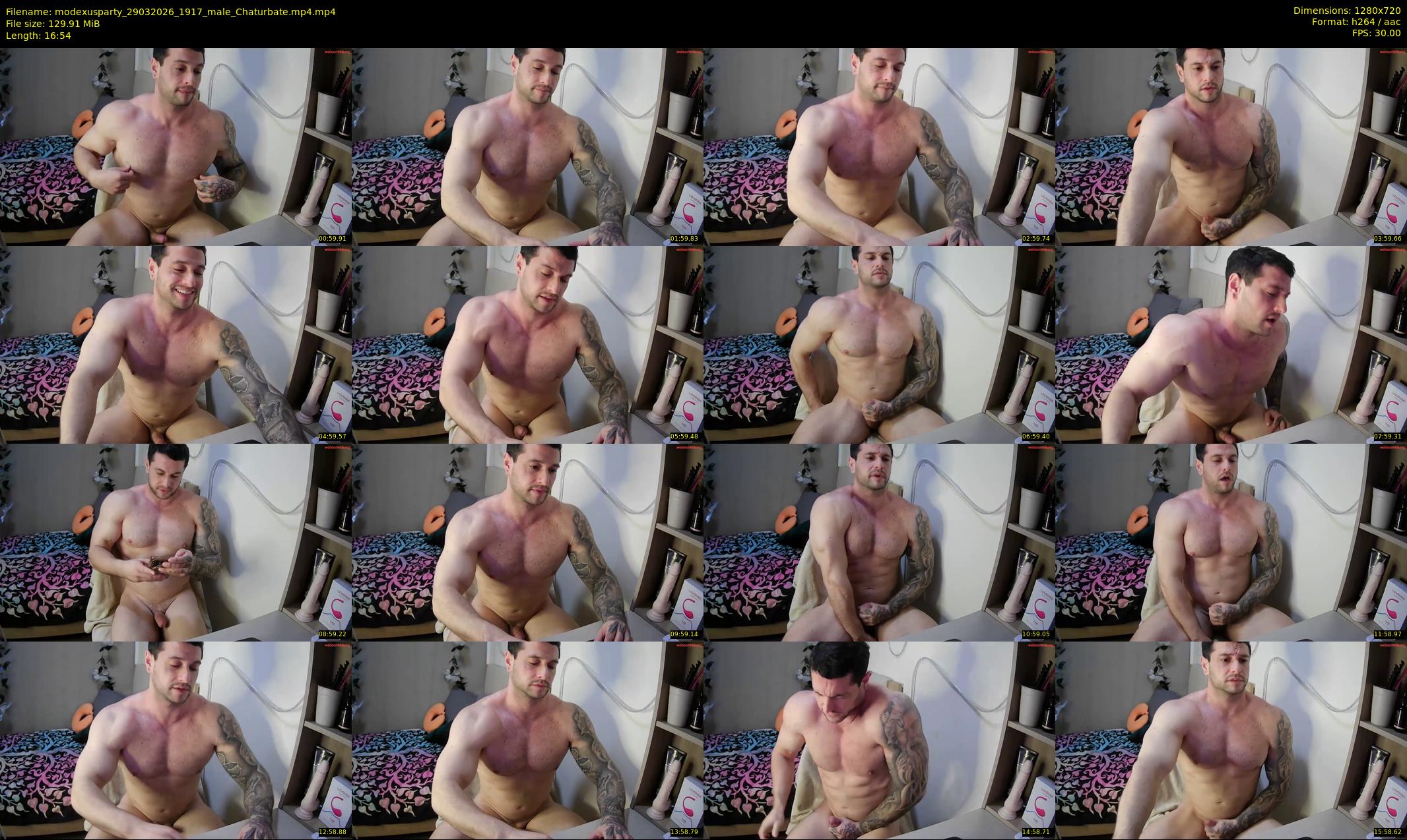 modexusparty — 17 minute Chaturbate male cam show recording, 720p, Mar 29, 2026
