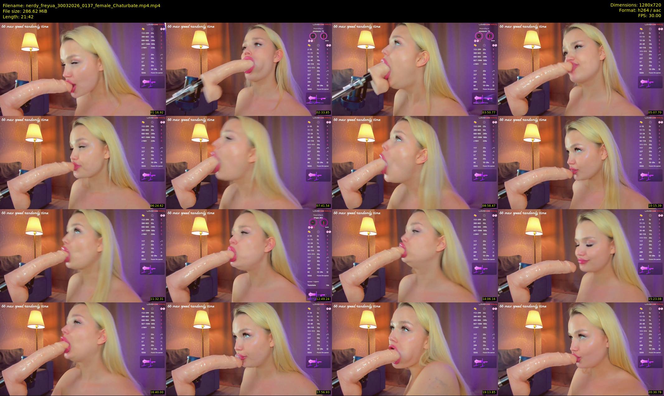 nerdy_freyua — 22 minute Chaturbate female cam show recording, 720p, Mar 30, 2026