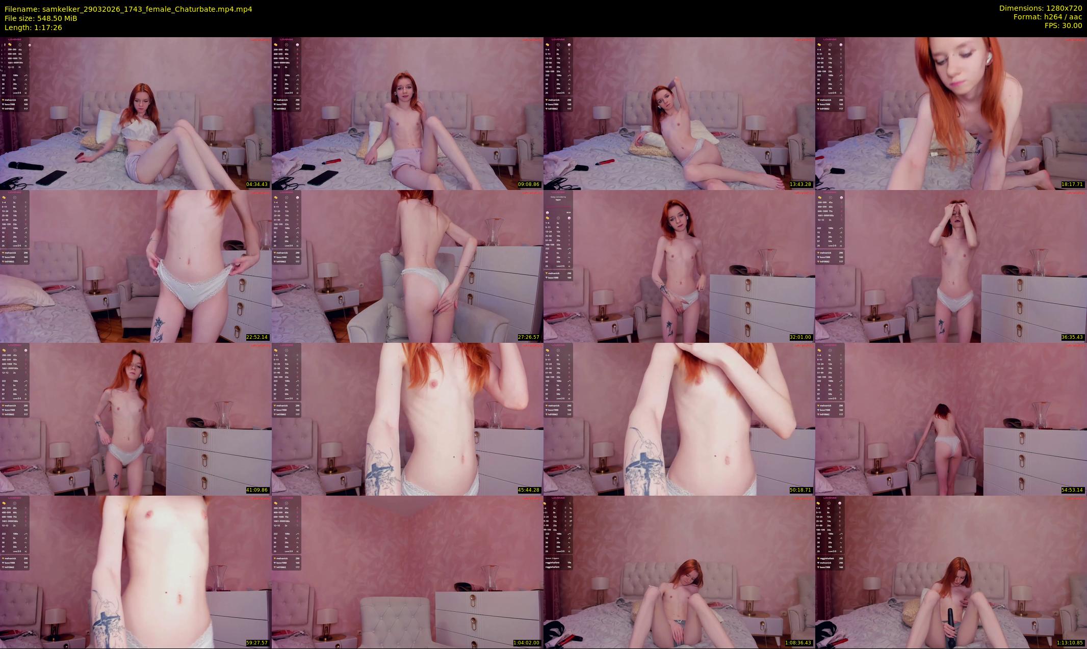 samkelker — 78 minute Chaturbate female cam show recording, 720p, Mar 29, 2026