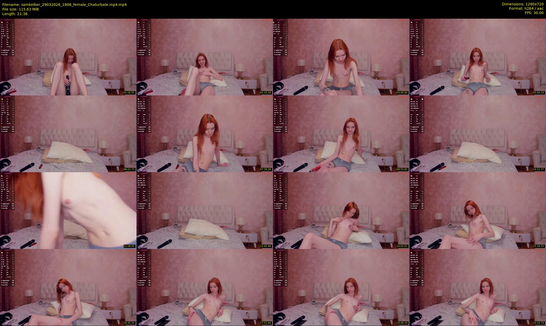 samkelker — 22 minute Chaturbate female cam show recording, 720p, Mar 29, 2026