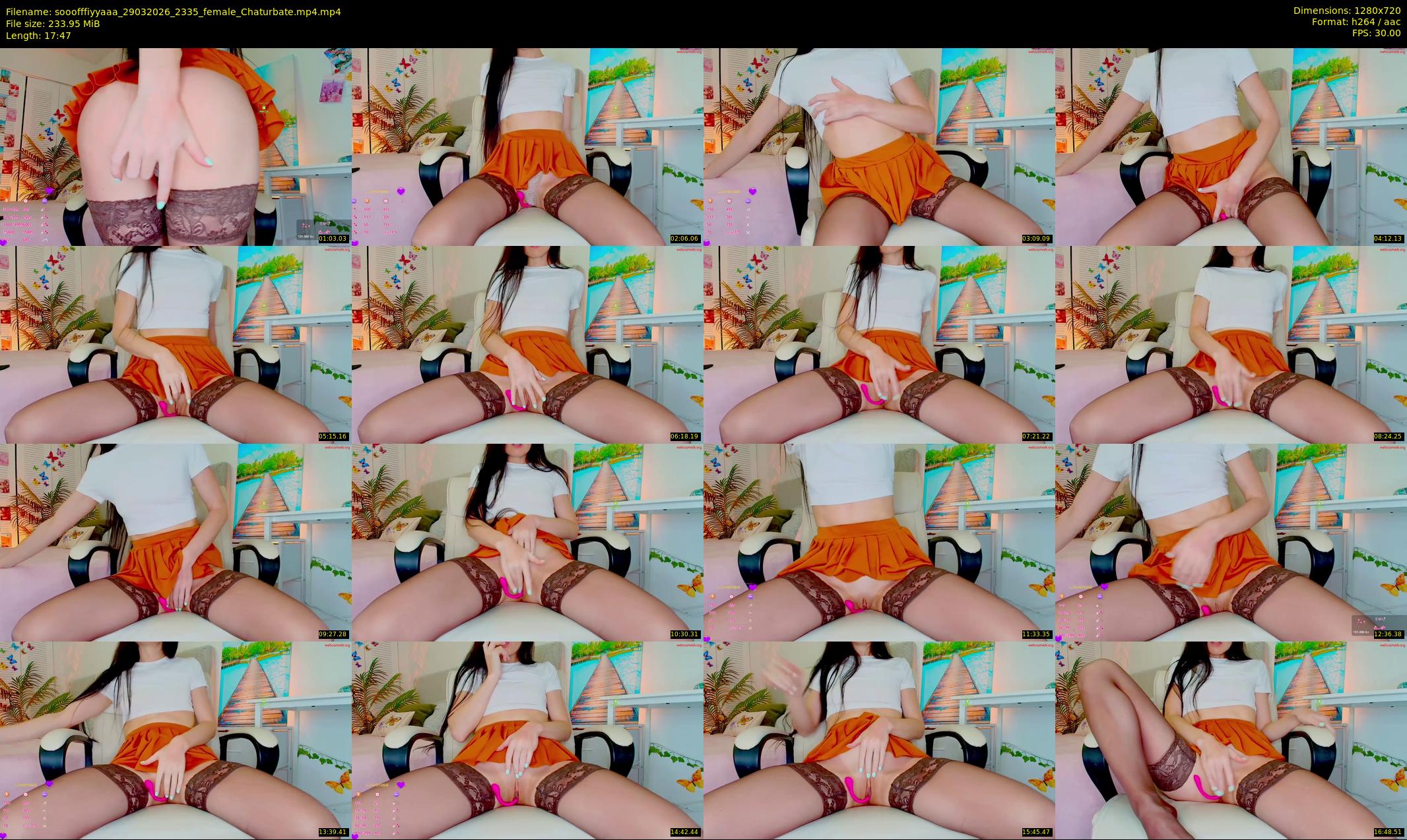 sooofffiyyaaa — 18 minute Chaturbate female cam show recording, 720p, Mar 29, 2026