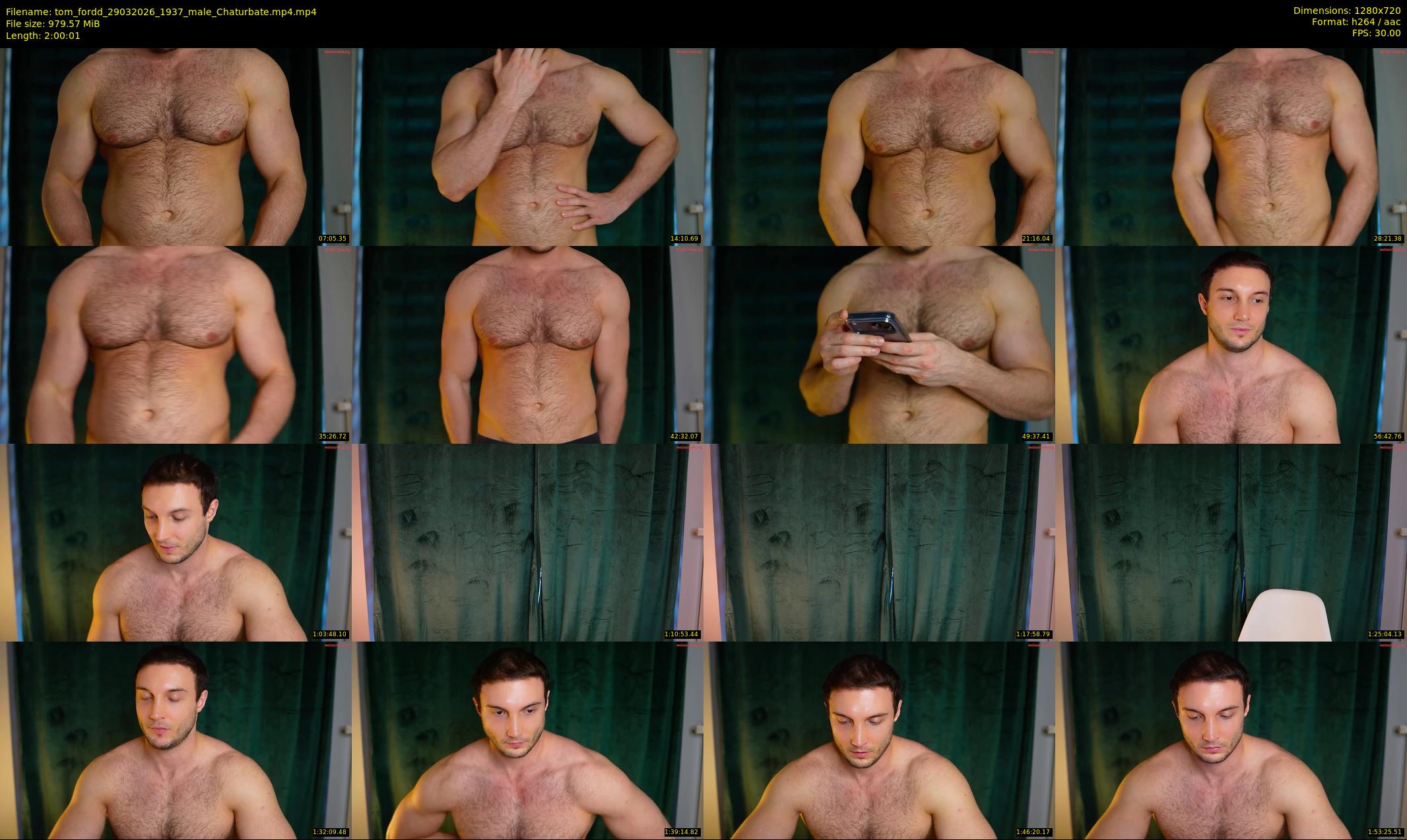 tom_fordd — 121 minute Chaturbate male cam show recording, 720p, Mar 29, 2026