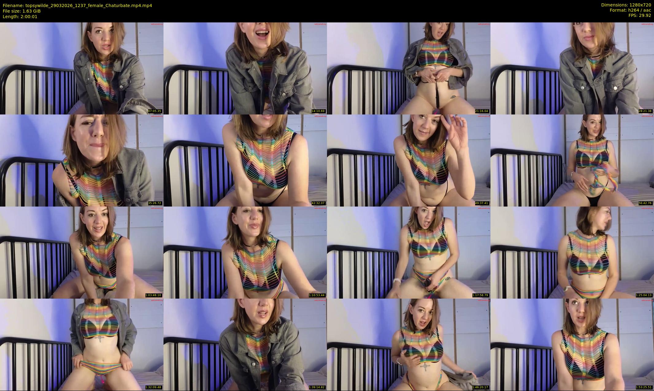 topsywilde — 121 minute Chaturbate female cam show recording, 720p, Mar 29, 2026