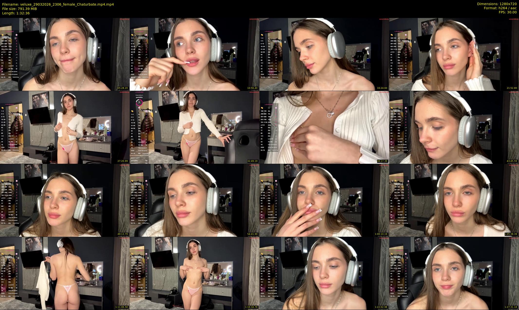 veluxe — 93 minute Chaturbate female cam show recording, 720p, Mar 29, 2026
