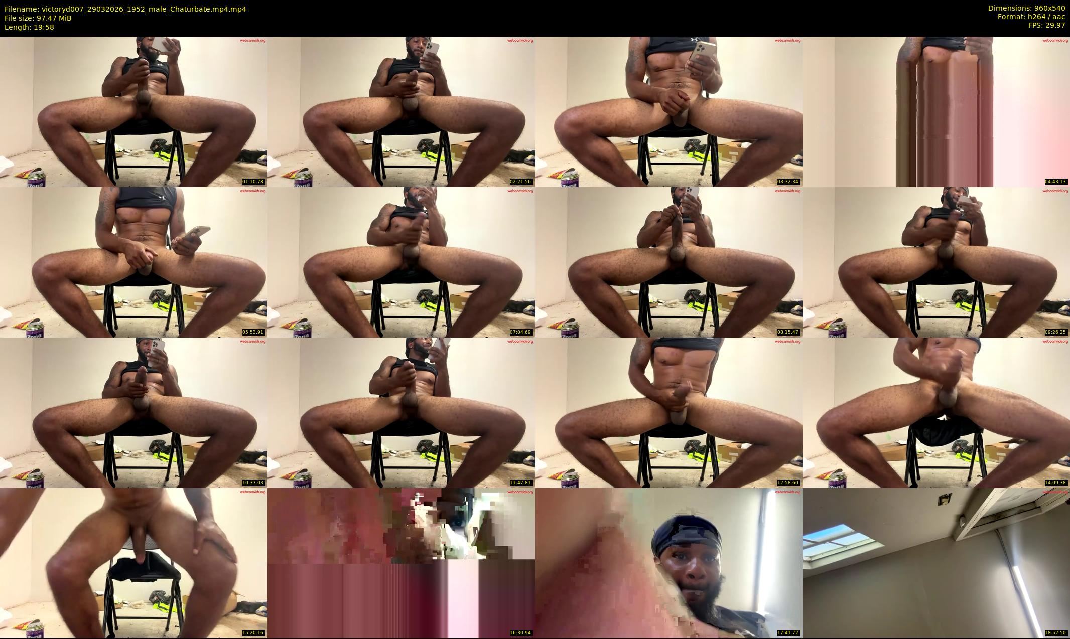 victoryd007 — 20 minute Chaturbate male cam show recording, 480p, Mar 29, 2026