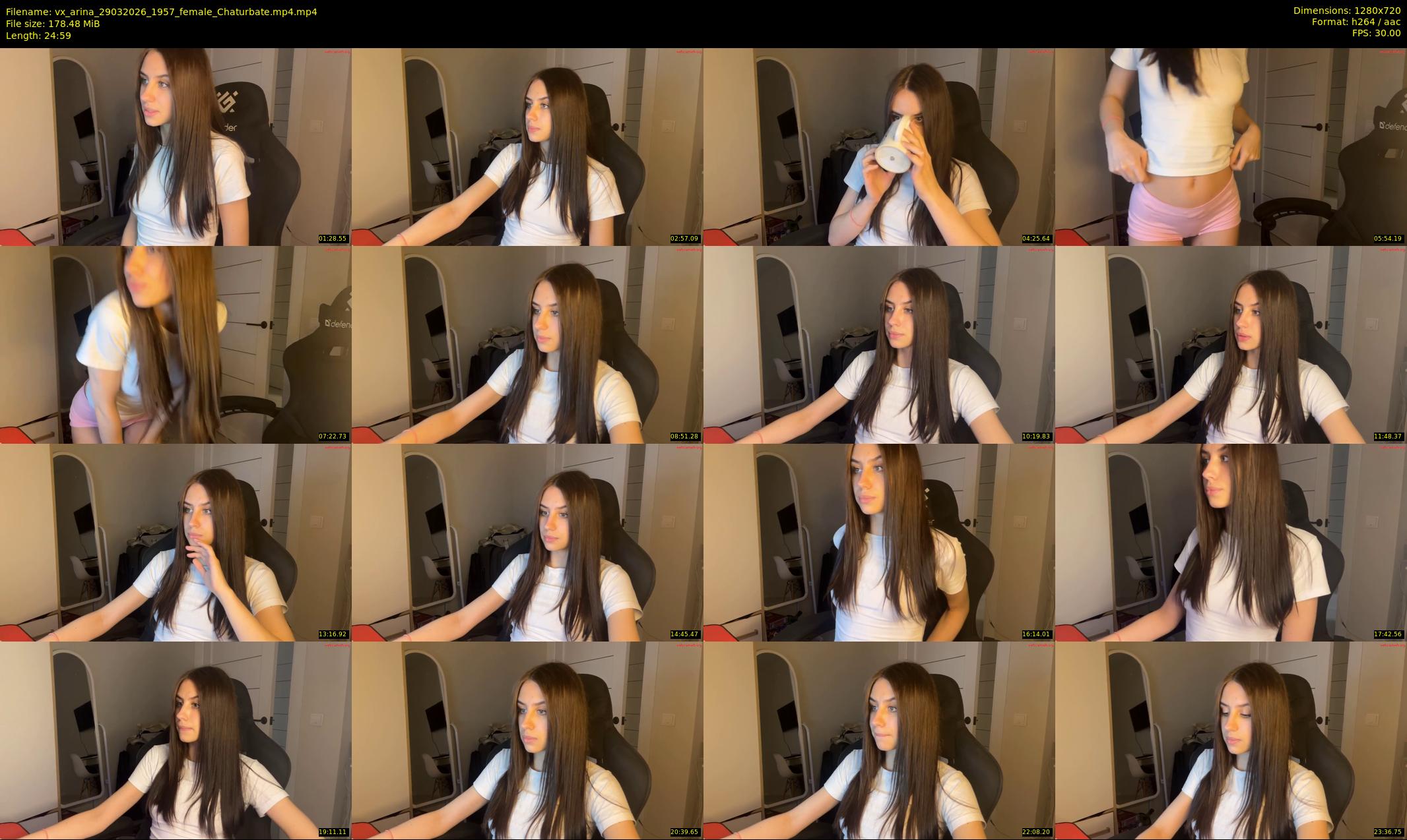 vx_arina — 25 minute Chaturbate female cam show recording, 720p, Mar 29, 2026